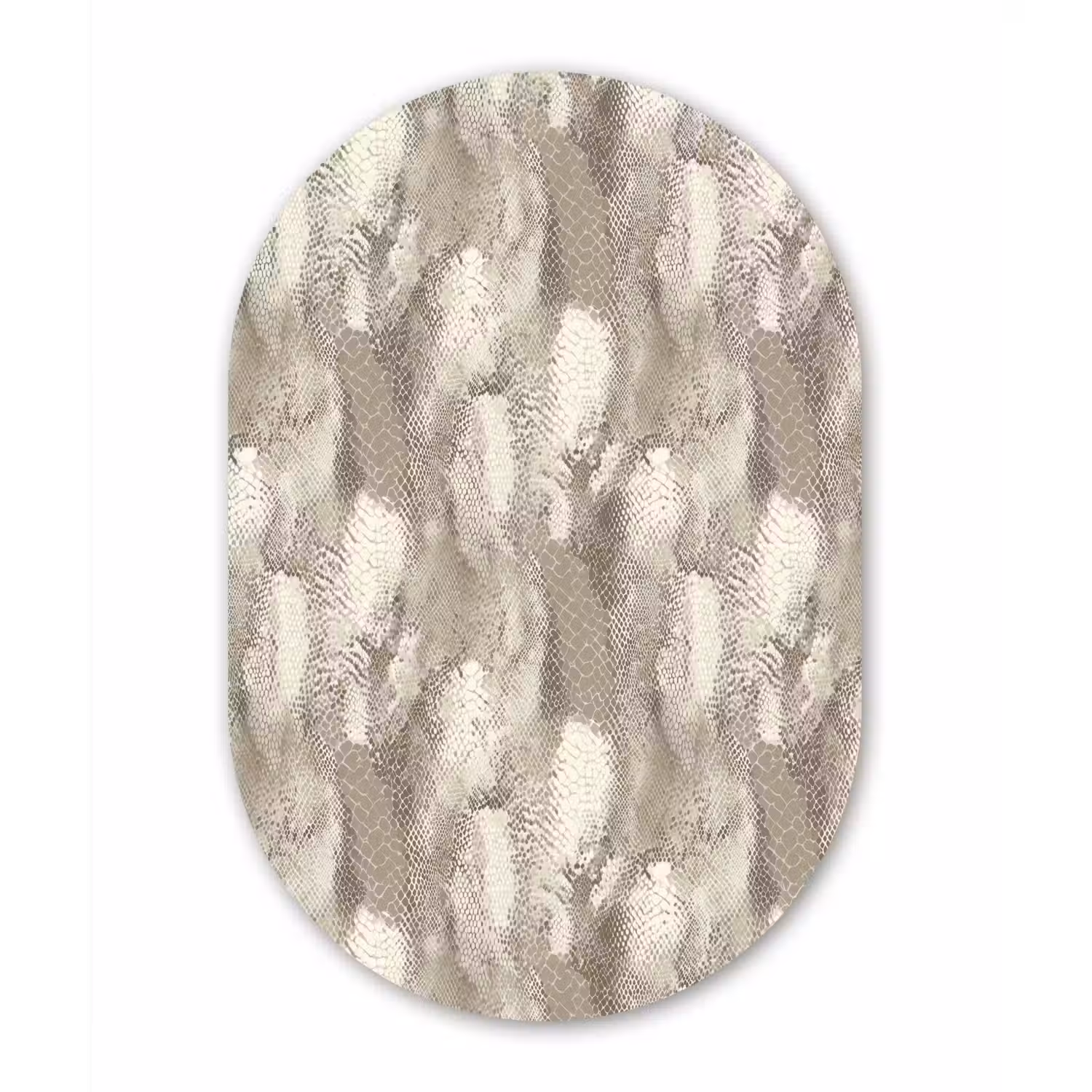 Slang - Textuur - Zand Wandcirkel Ovaal Forex klein 630 -3d