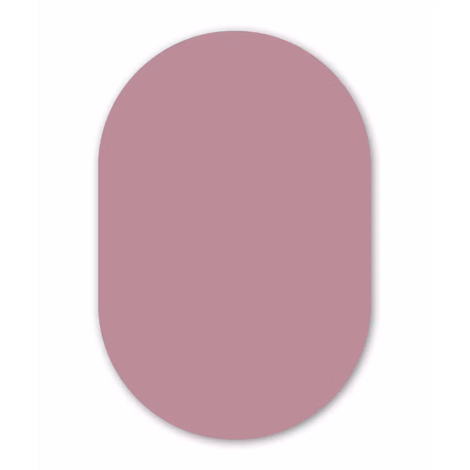 Dusty - Mauve - Paars Wandcirkel Ovaal Forex klein 630 -3d