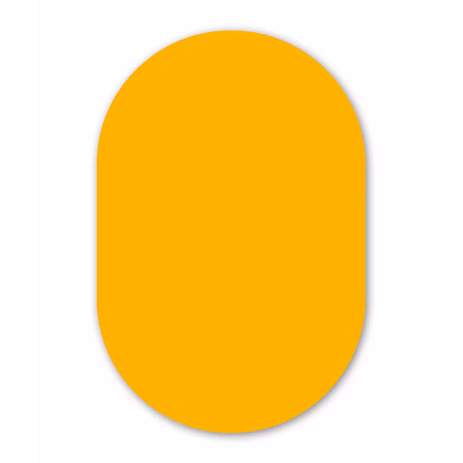 Vivid - Amber - Geel Wandcirkel Ovaal Forex klein 630 -3d