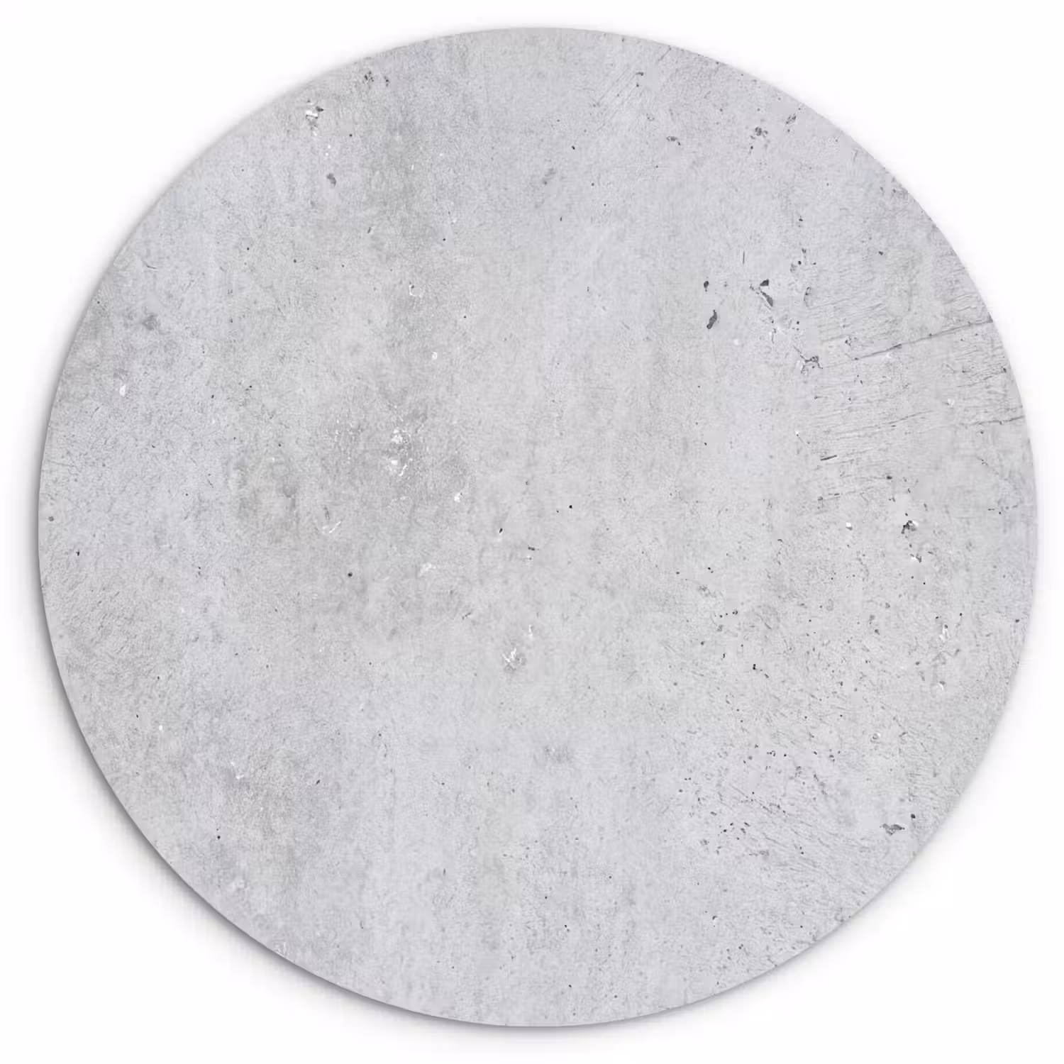 Beton - Textuur - Achtergrond - Grijs - Industrieel Wandcirkel kunststof plaat 5mm dik klein -3d