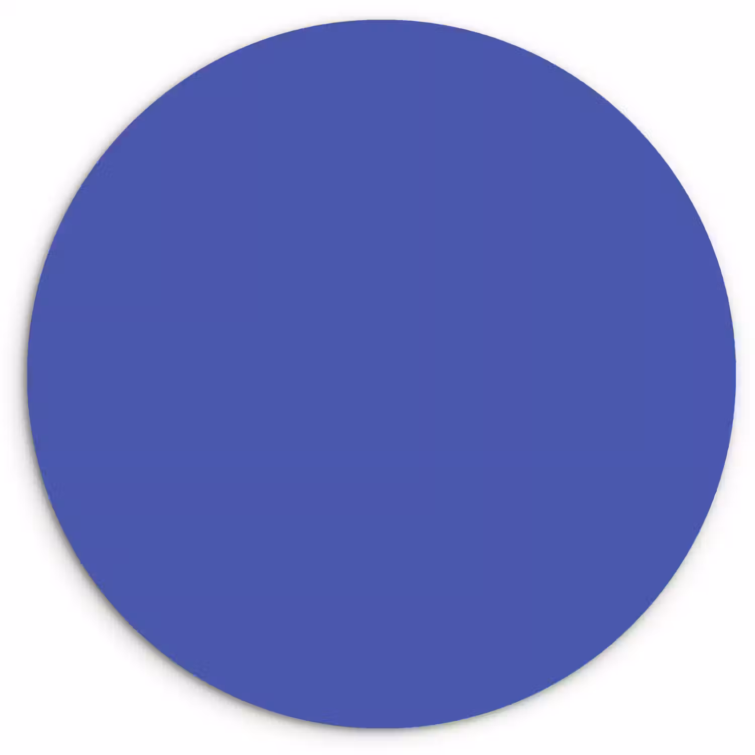 Chinese - Blue - Blauw Wandcirkel kunststof plaat 5mm dik klein 188 -3d