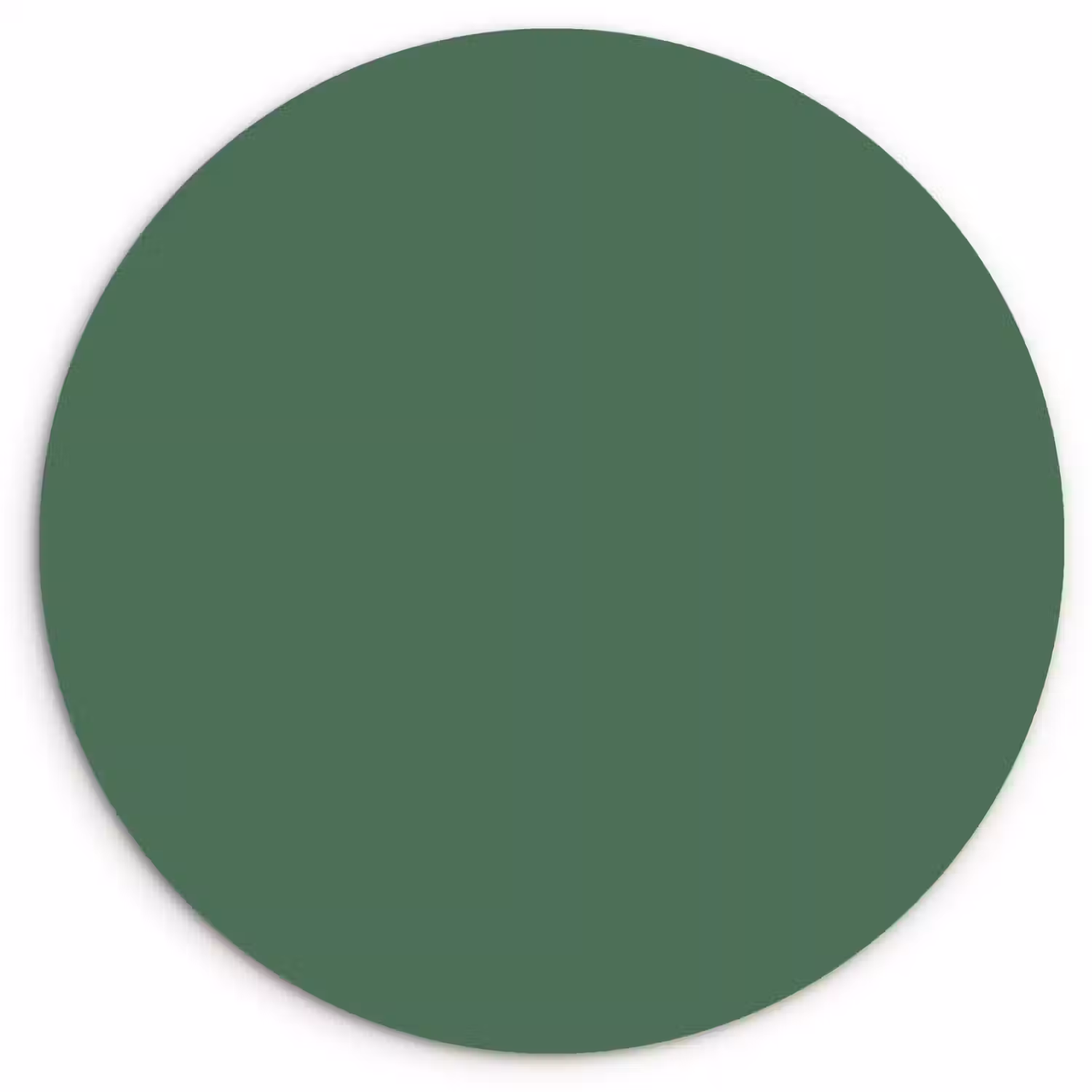 Deep - Sagewood - Groen Wandcirkel kunststof plaat 5mm dik klein 188 -3d