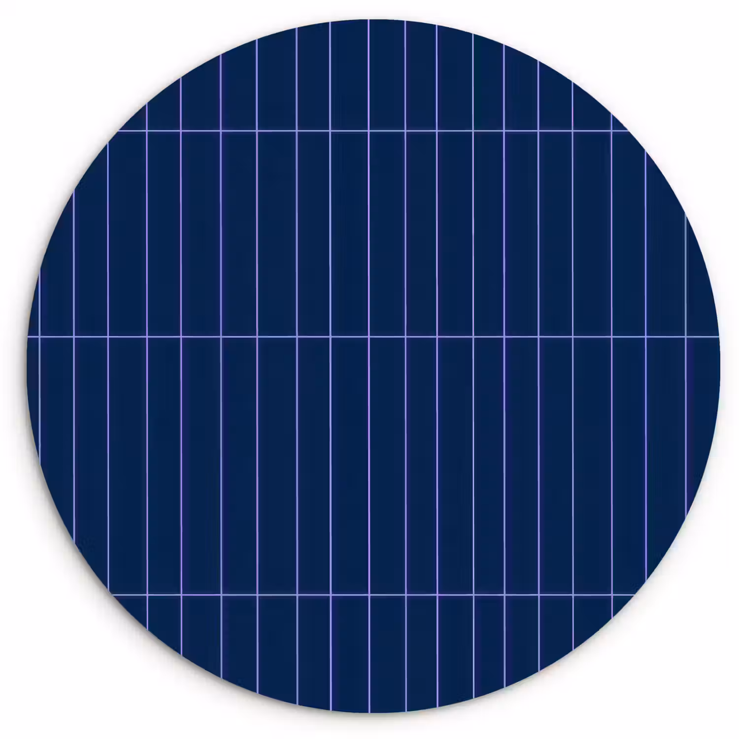 Tegels - Langwerpig - Blauw Wandcirkel kunststof plaat 5mm dik klein 188 -3d