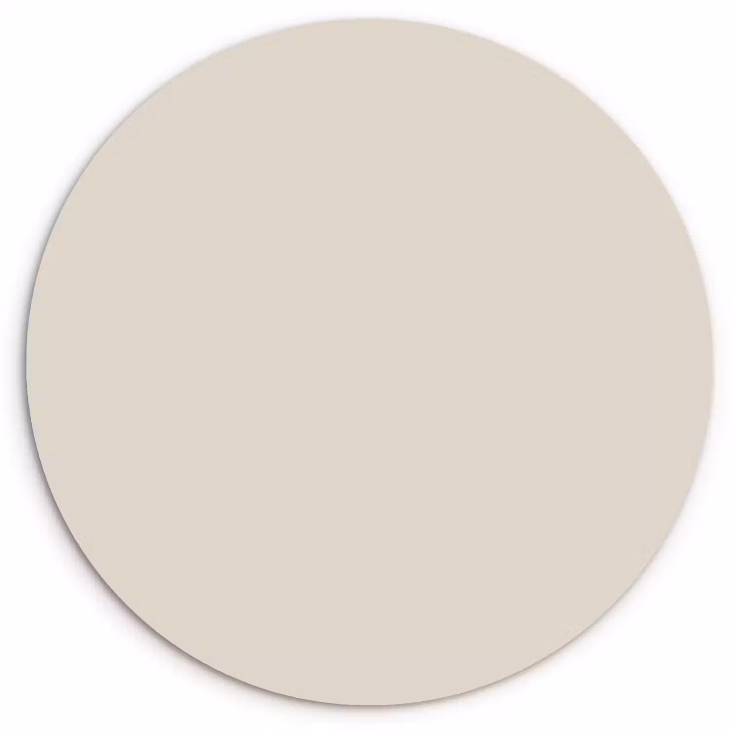 Fresh - Linen - Nude Wandcirkel kunststof plaat 5mm dik klein 188 -3d