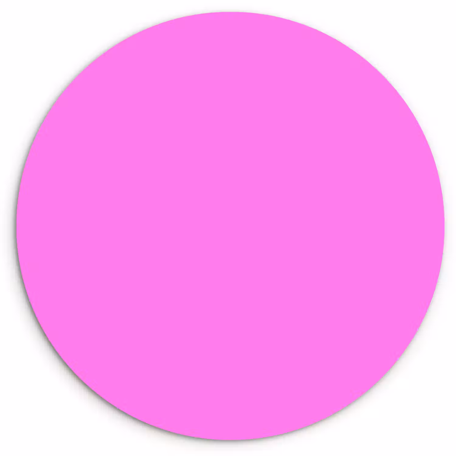Bright - Orchid - Roze Wandcirkel kunststof plaat 5mm dik klein 188 -3d