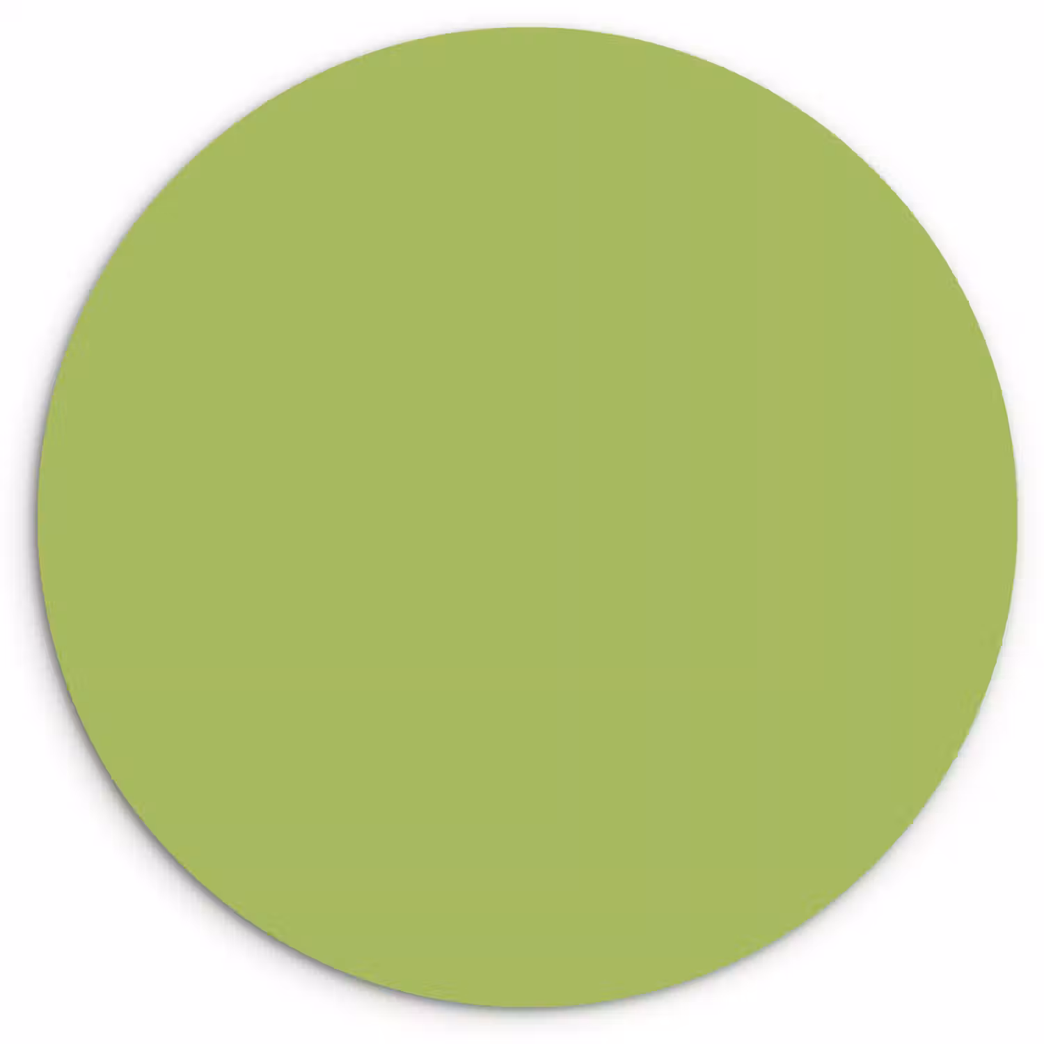 Lime - Glow - Groen Wandcirkel kunststof plaat 5mm dik klein 188 -3d