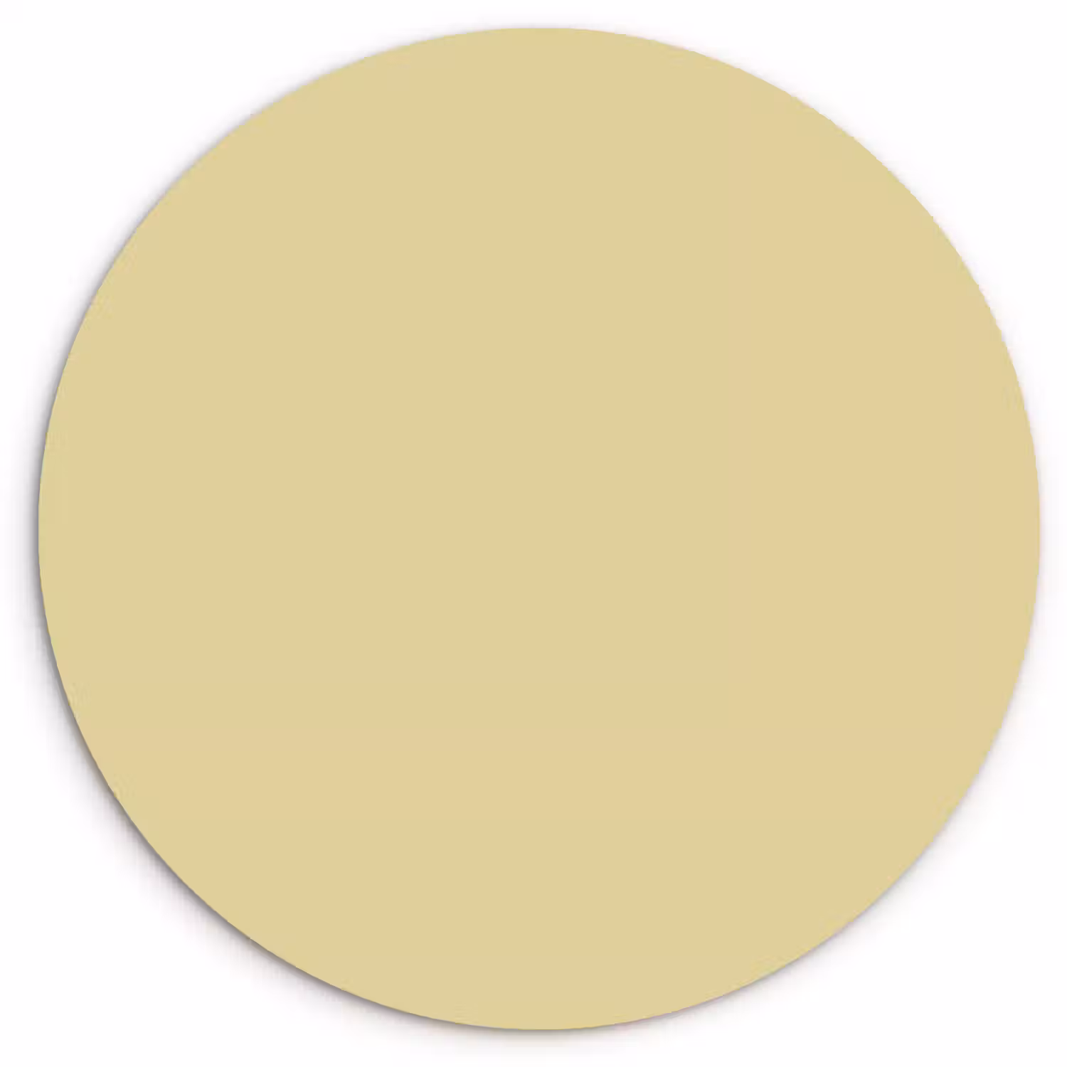 Mellow - Touch - Geel Wandcirkel kunststof plaat 5mm dik klein 188 -3d