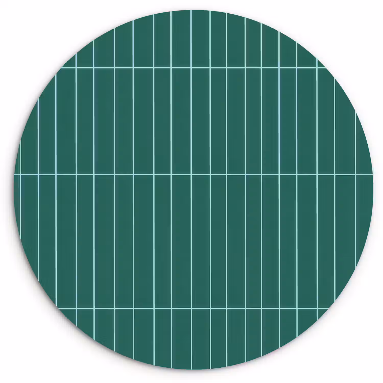 Patroon - Tegel - Saliegroen Wandcirkel kunststof plaat 5mm dik klein 188 -3d