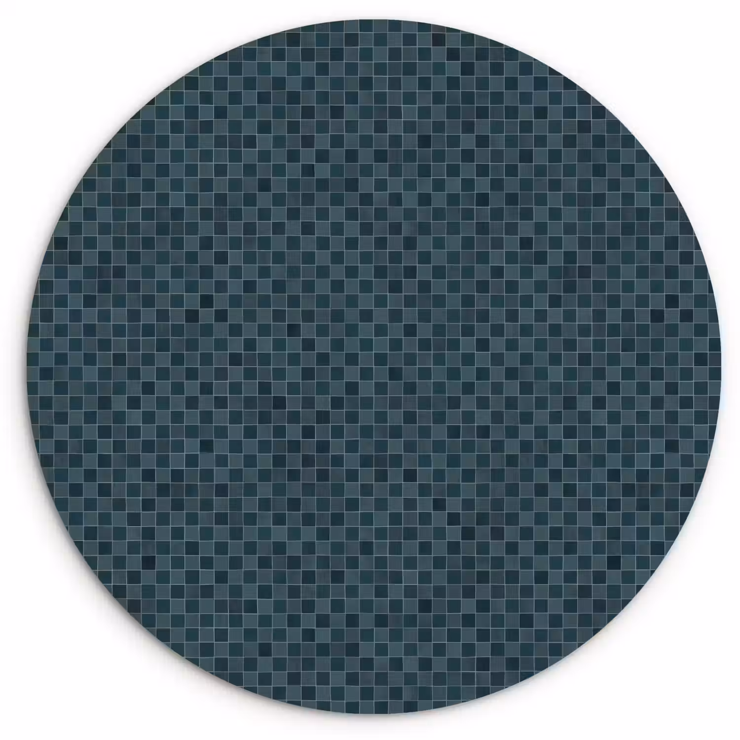 Patroon - Mozaïek - Groen Wandcirkel kunststof plaat 5mm dik klein 188 -3d