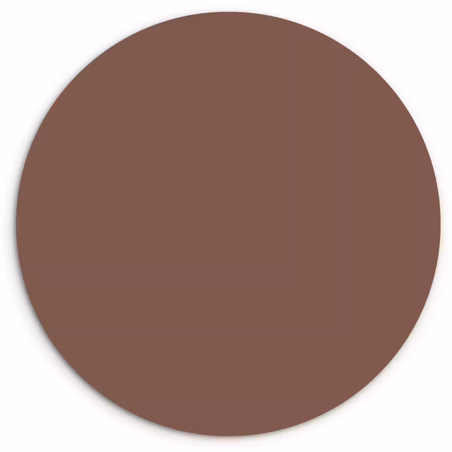 Muted - Chestnut - Bruin Wandcirkel kunststof plaat 5mm dik klein 188 -3d