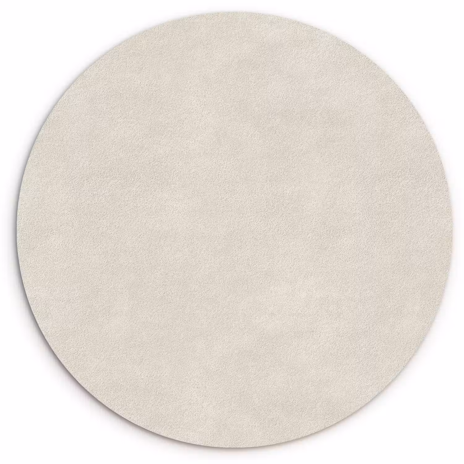 Zandkleurig - Modern - Egaal Wandcirkel kunststof plaat 5mm dik klein 188 -3d