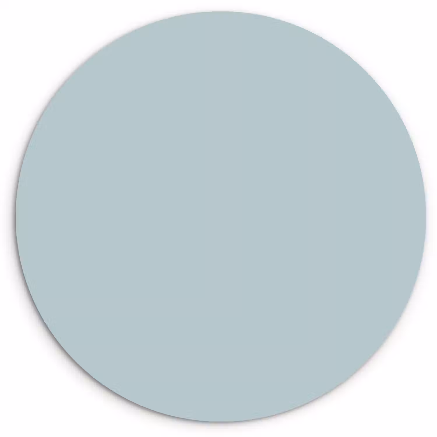 Slate - Blue - Blauw Wandcirkel kunststof plaat 5mm dik klein 188 -3d