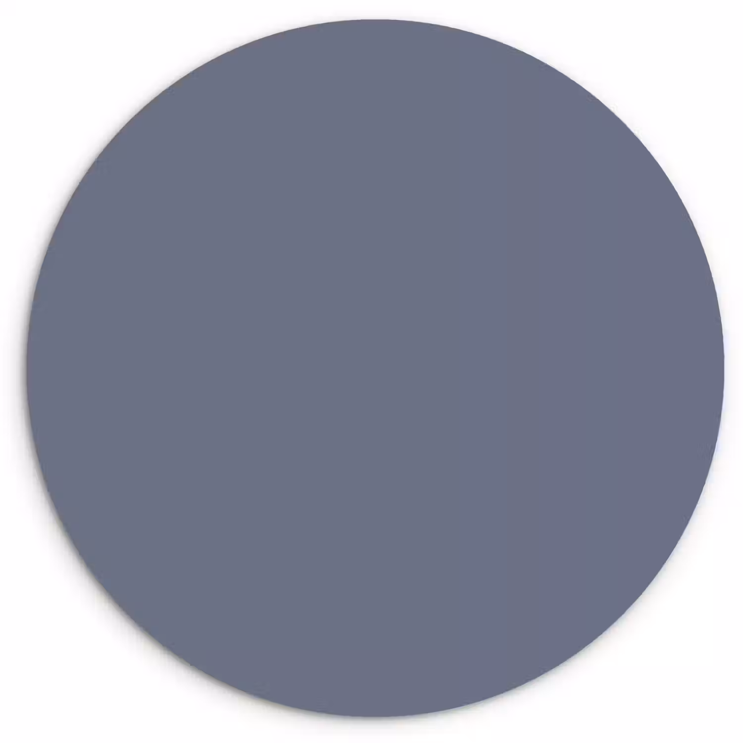 Slate - Whisper - Blauw Wandcirkel kunststof plaat 5mm dik klein 188 -3d