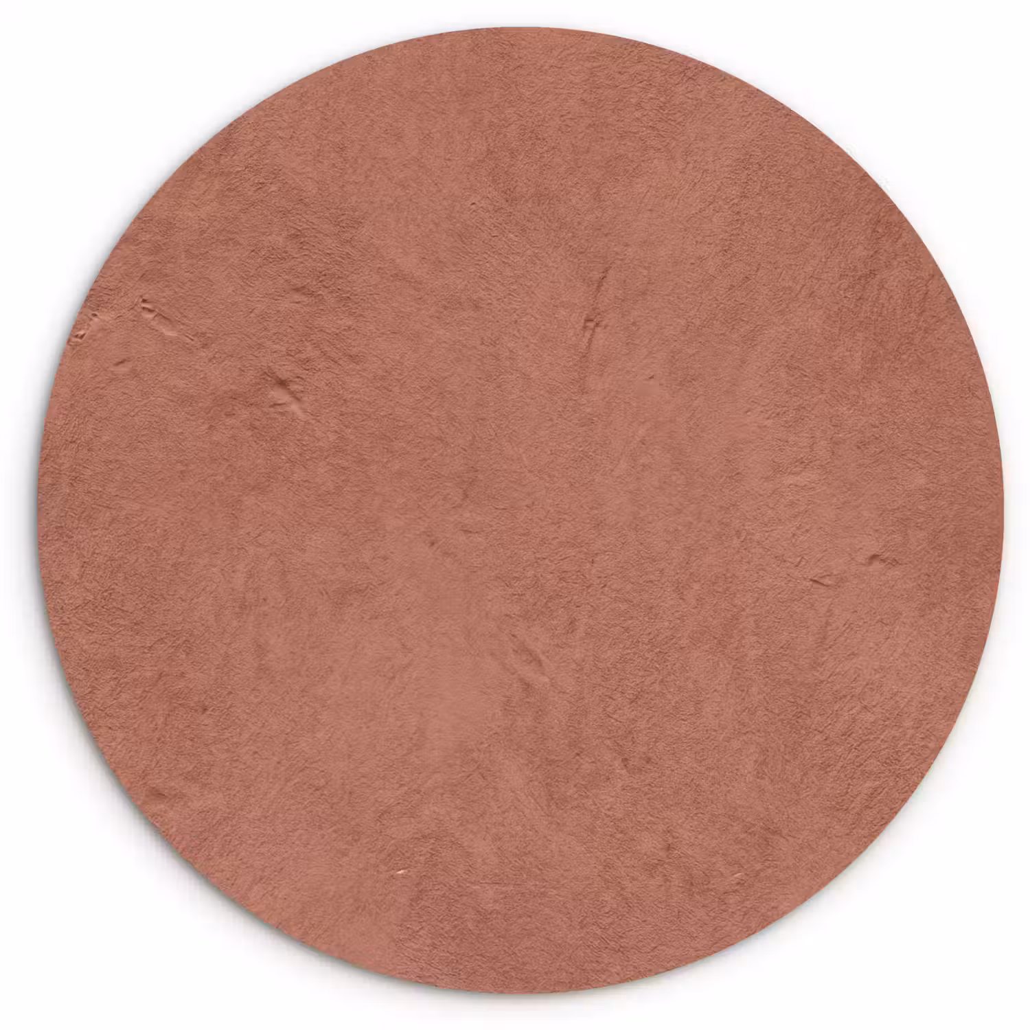 Textuur - Roodbruin - Grof - Modern Wandcirkel kunststof plaat 5mm dik klein -3d