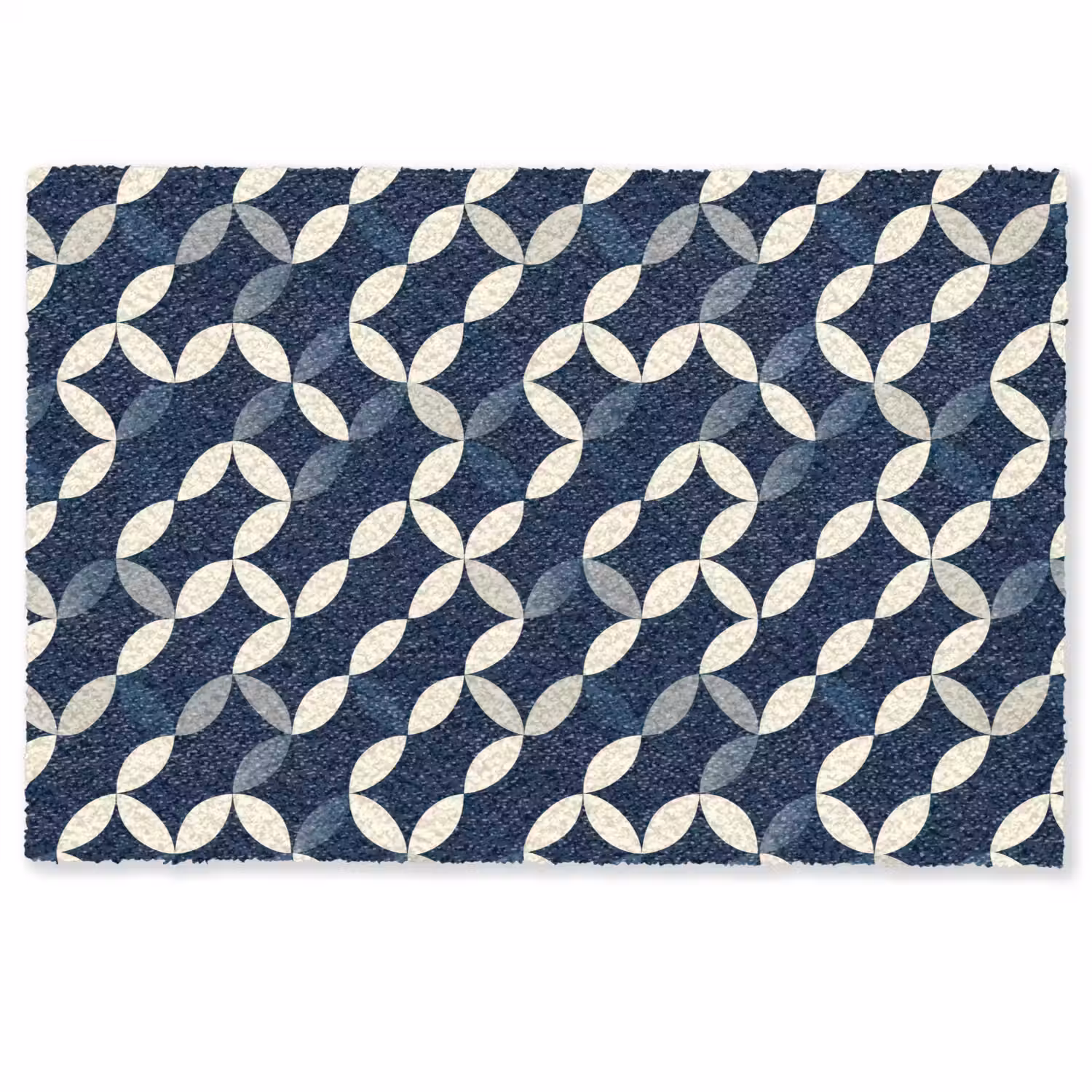 Abstract - Patroon - Blauw Deurmat klein 898 -zkaufland3d
