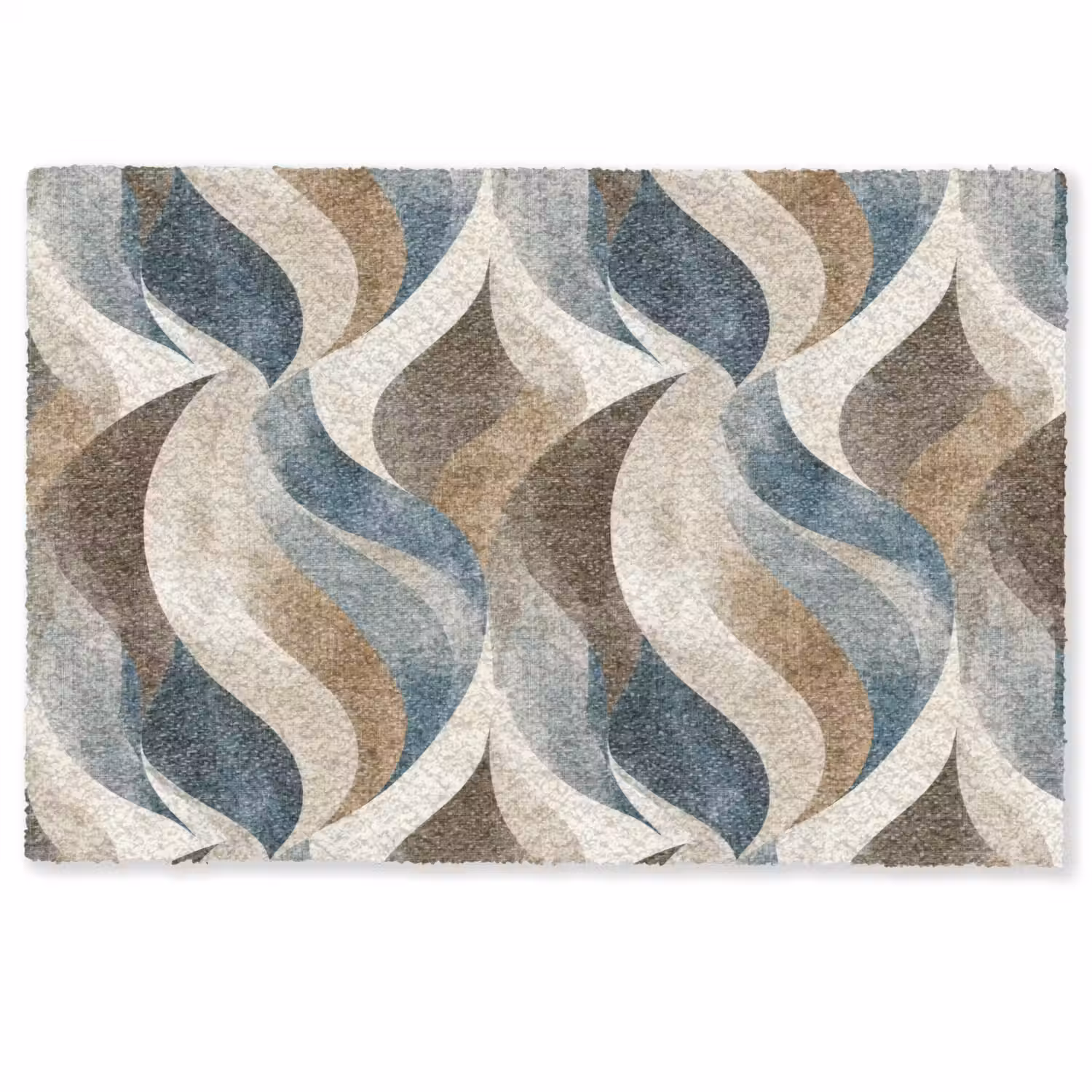 Abstract - Golven - Kleurrijk Deurmat klein 898 -zkaufland3d