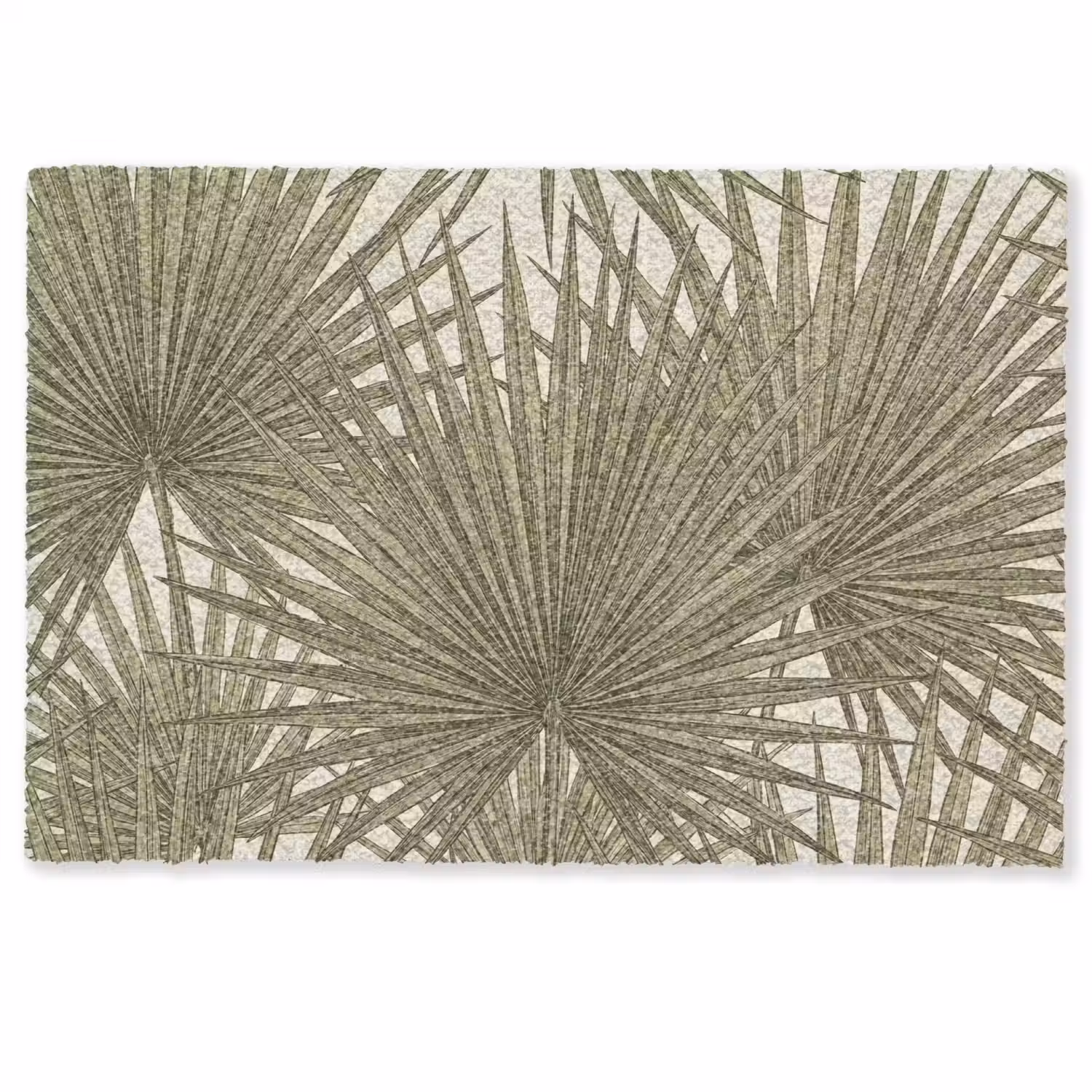 Blad - Tropisch - Patroon - Natuur - Groen Deurmat klein -zkaufland3d