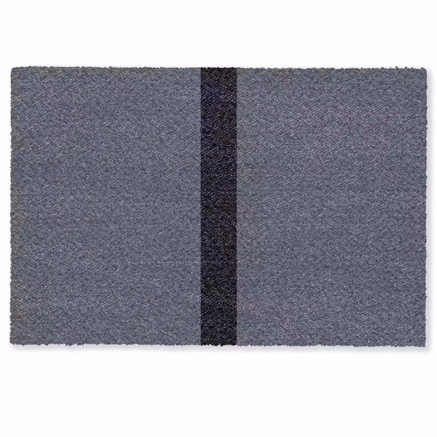 Blauw - Zwart - Streep - Minimalistisch Deurmat klein -zkaufland3d