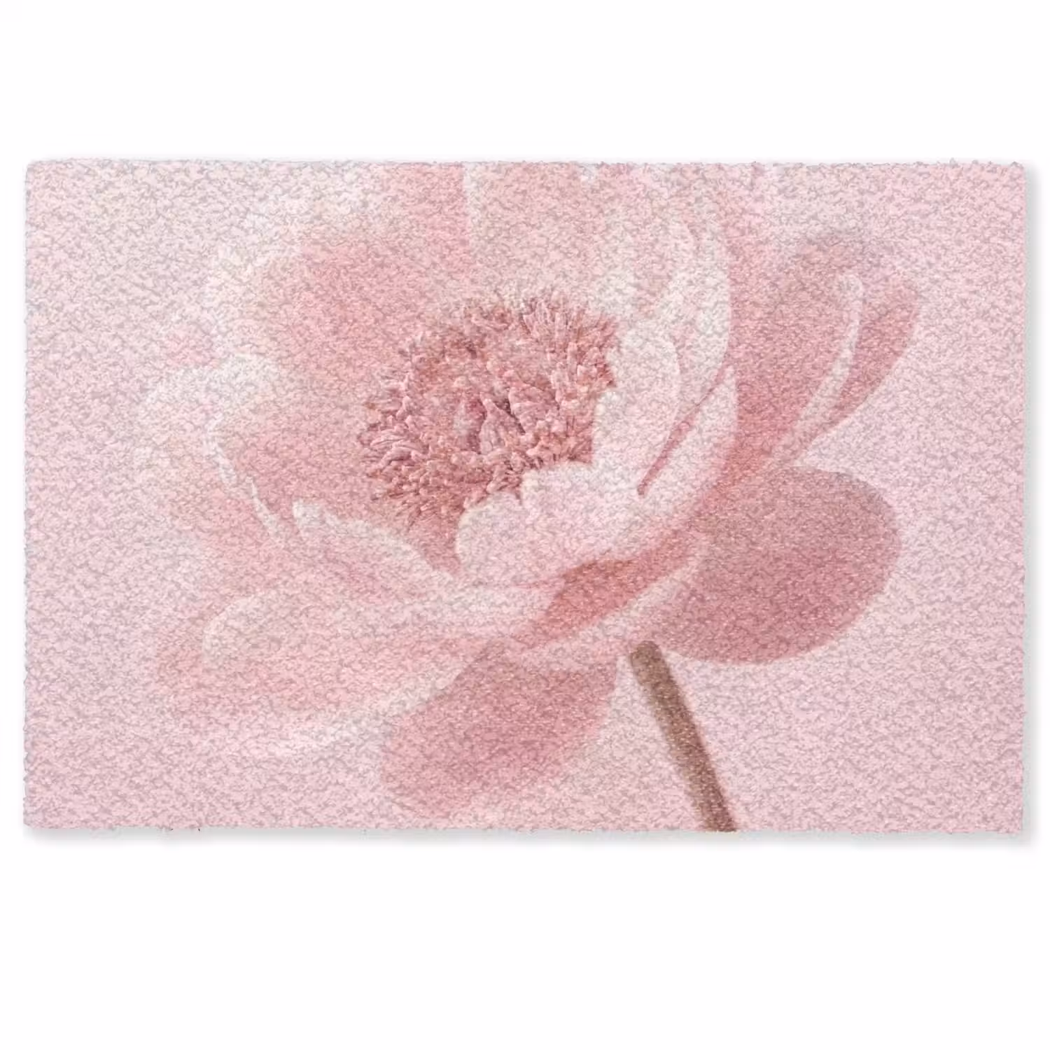 Bloem - Pioenroos - Roze Deurmat klein -zkaufland3d
