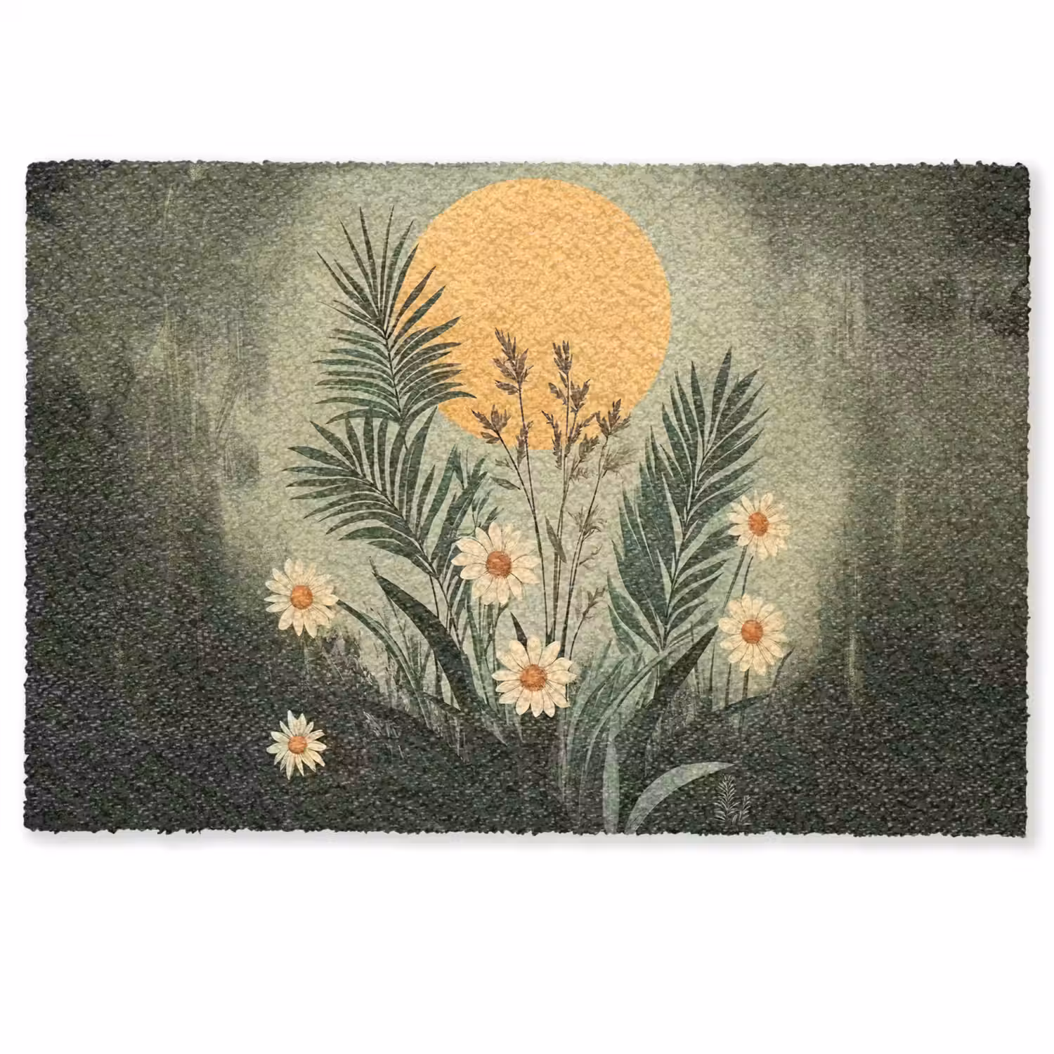 Bloemen - Bladeren - Zon - Groen Deurmat klein -zkaufland3d