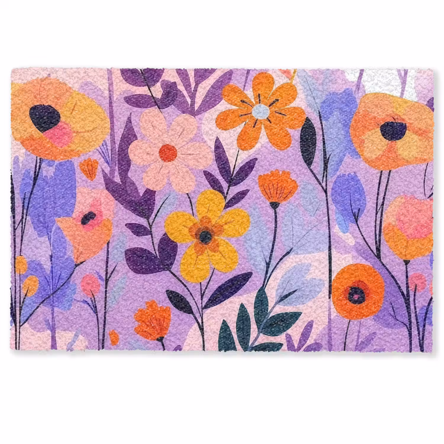 Bloemen - Kleurrijk - Bladeren Deurmat klein -zkaufland3d