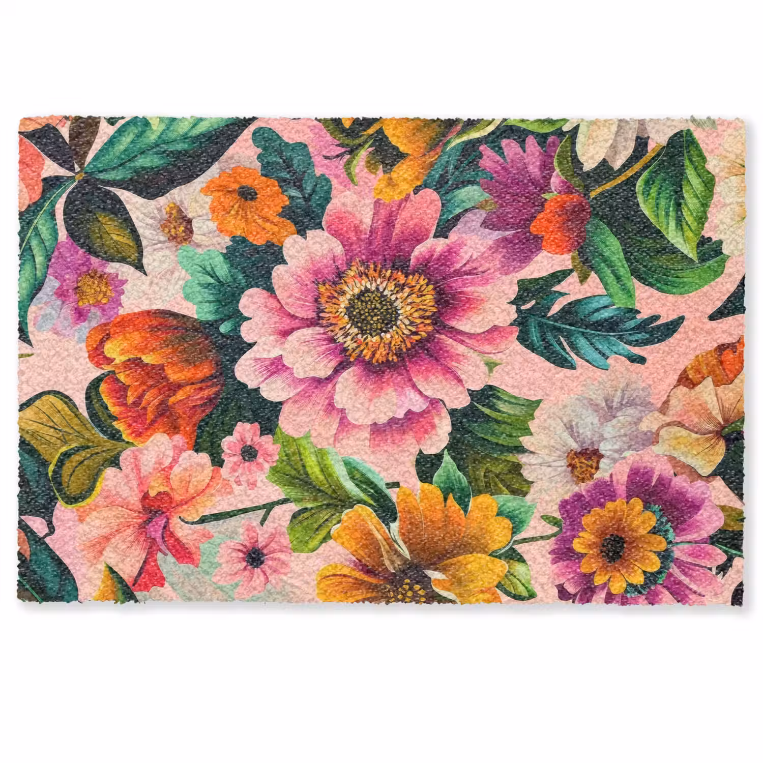 Bloemen - Kleurrijk - Roze Deurmat klein -zkaufland3d