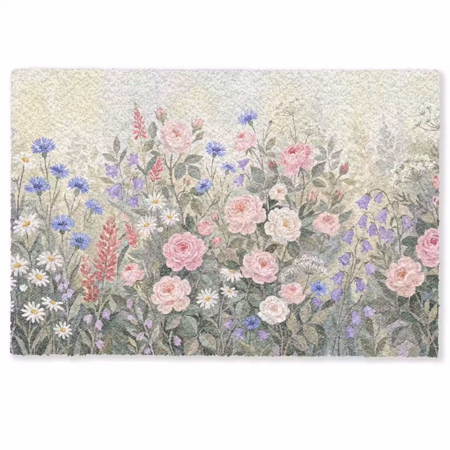 Bloemen - Tuin - Natuur - Kleurrijk Deurmat klein -zkaufland3d