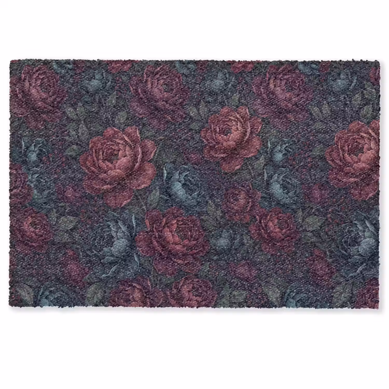 Bloemen - Patroon - Natuur - Klassiek - Donker Deurmat klein -zkaufland3d