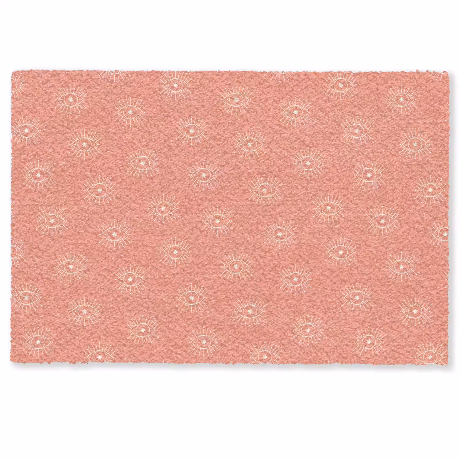 Boho - Print - Roze - Wit - Ogen Deurmat klein -zkaufland3d