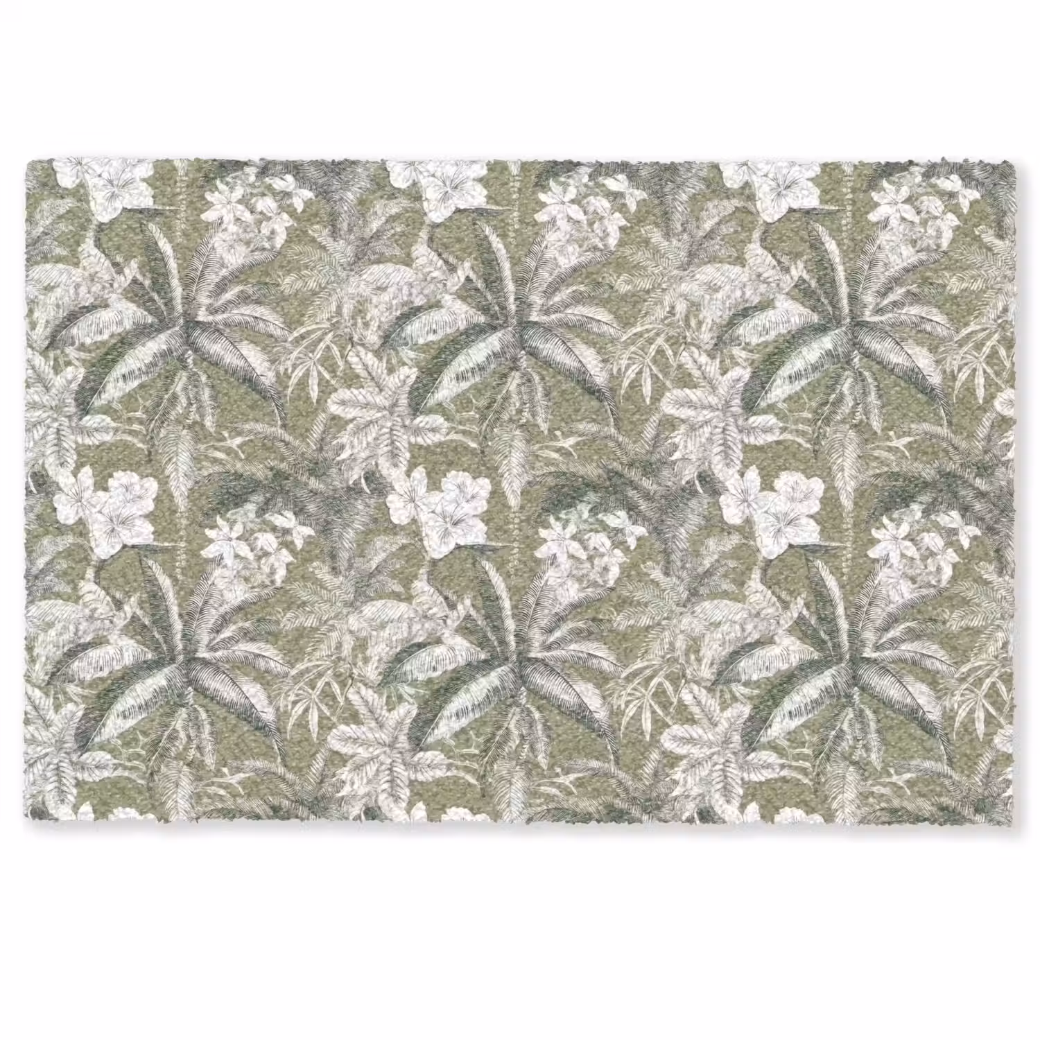 Botanisch - Bloemen - Groen Deurmat klein 898 -zkaufland3d