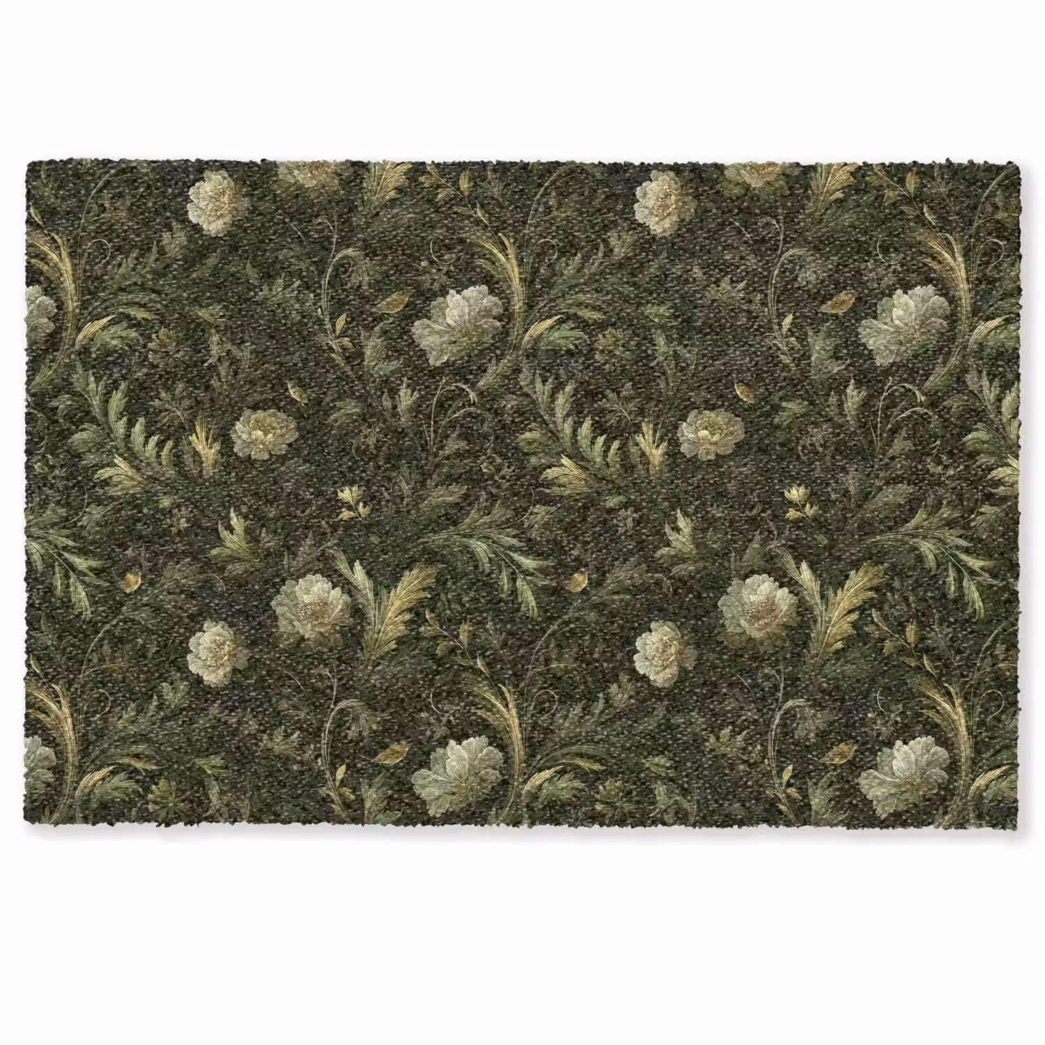 Botanisch - Naadloos - Bloemen Deurmat klein 898 -zkaufland3d