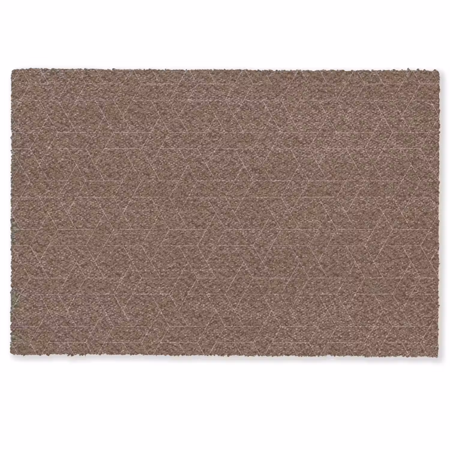 Bruin - Roze - Patroon Deurmat klein 898 -zkaufland3d