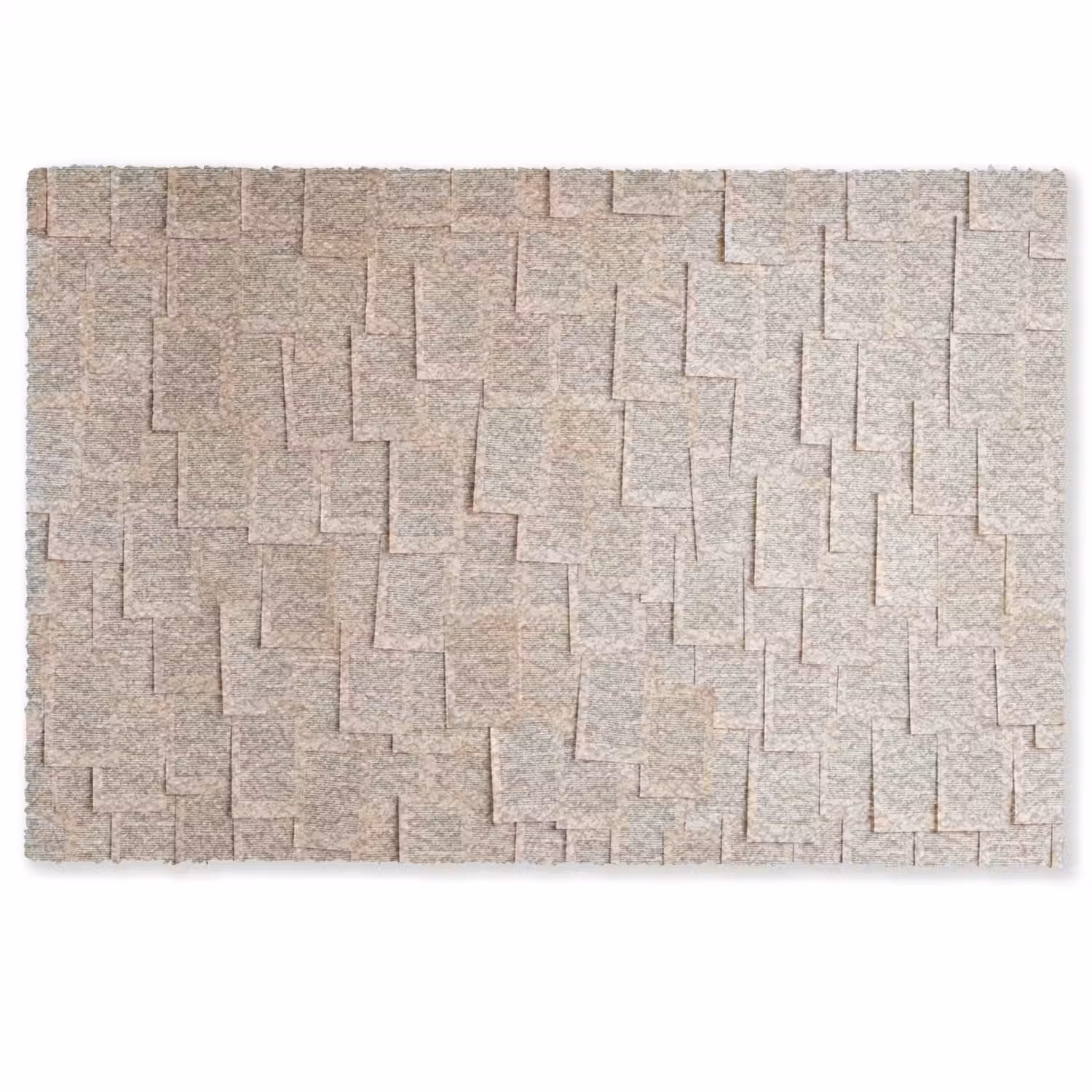 Boekpagina - Collage - Literatuur - Vintage - Beige Deurmat klein -zkaufland3d