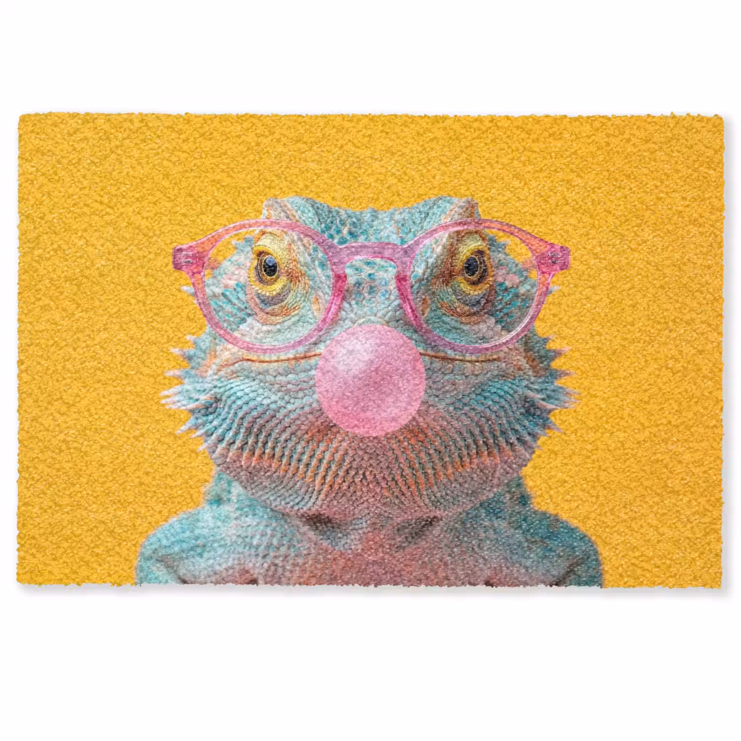 Kameleon - Kauwgom - Kleurrijk Deurmat klein -zkaufland3d