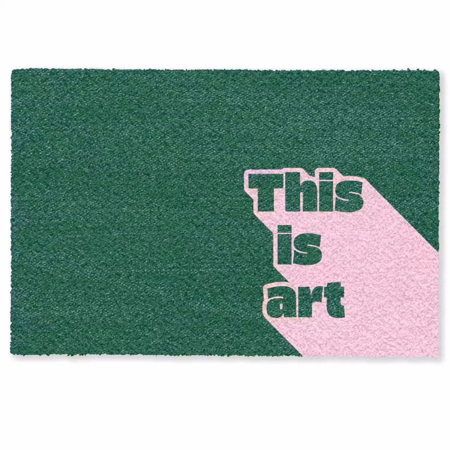 This is art - Schaduw - Roze Deurmat klein -zkaufland3d