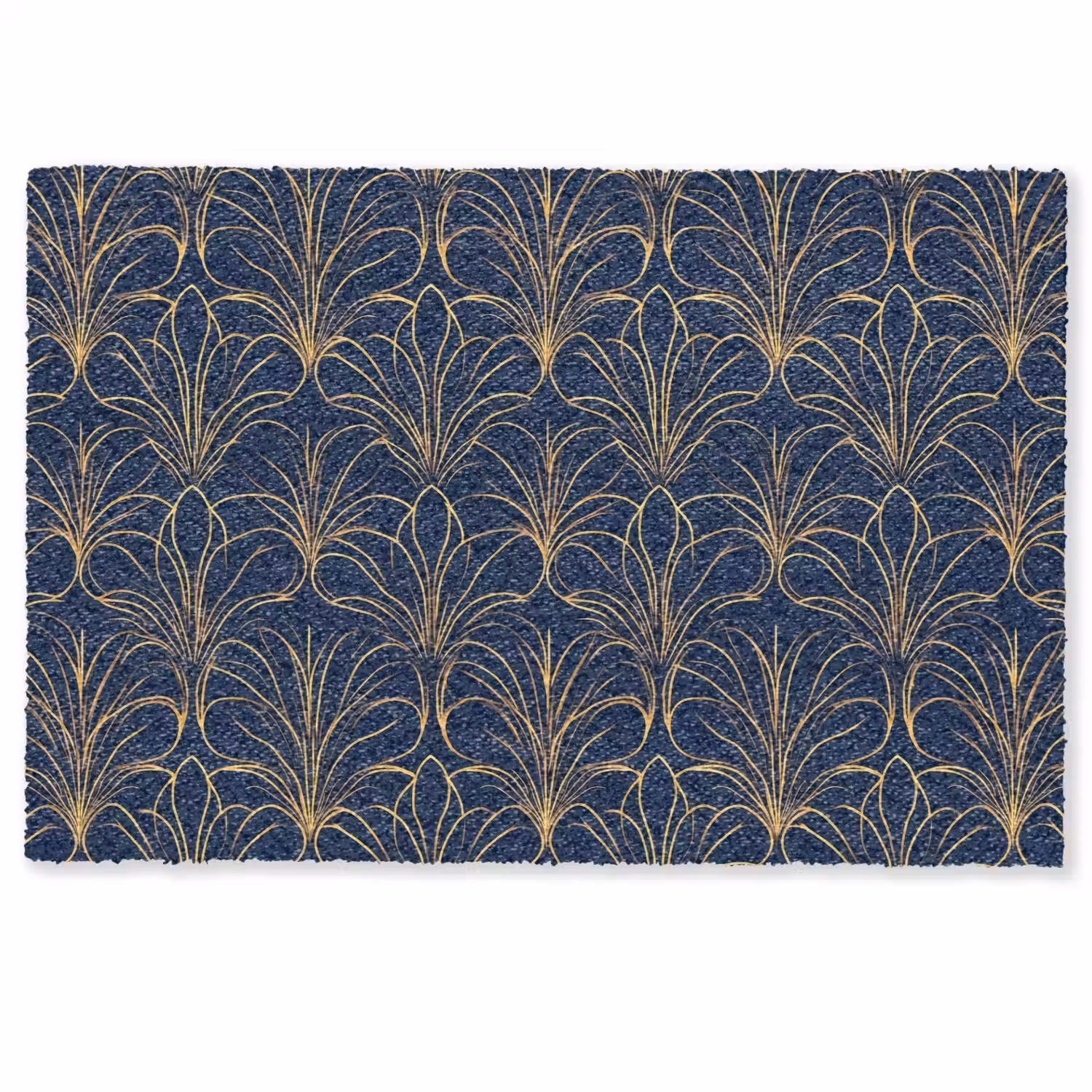 Deco - Waaier - Blauw Deurmat klein 898 -zkaufland3d