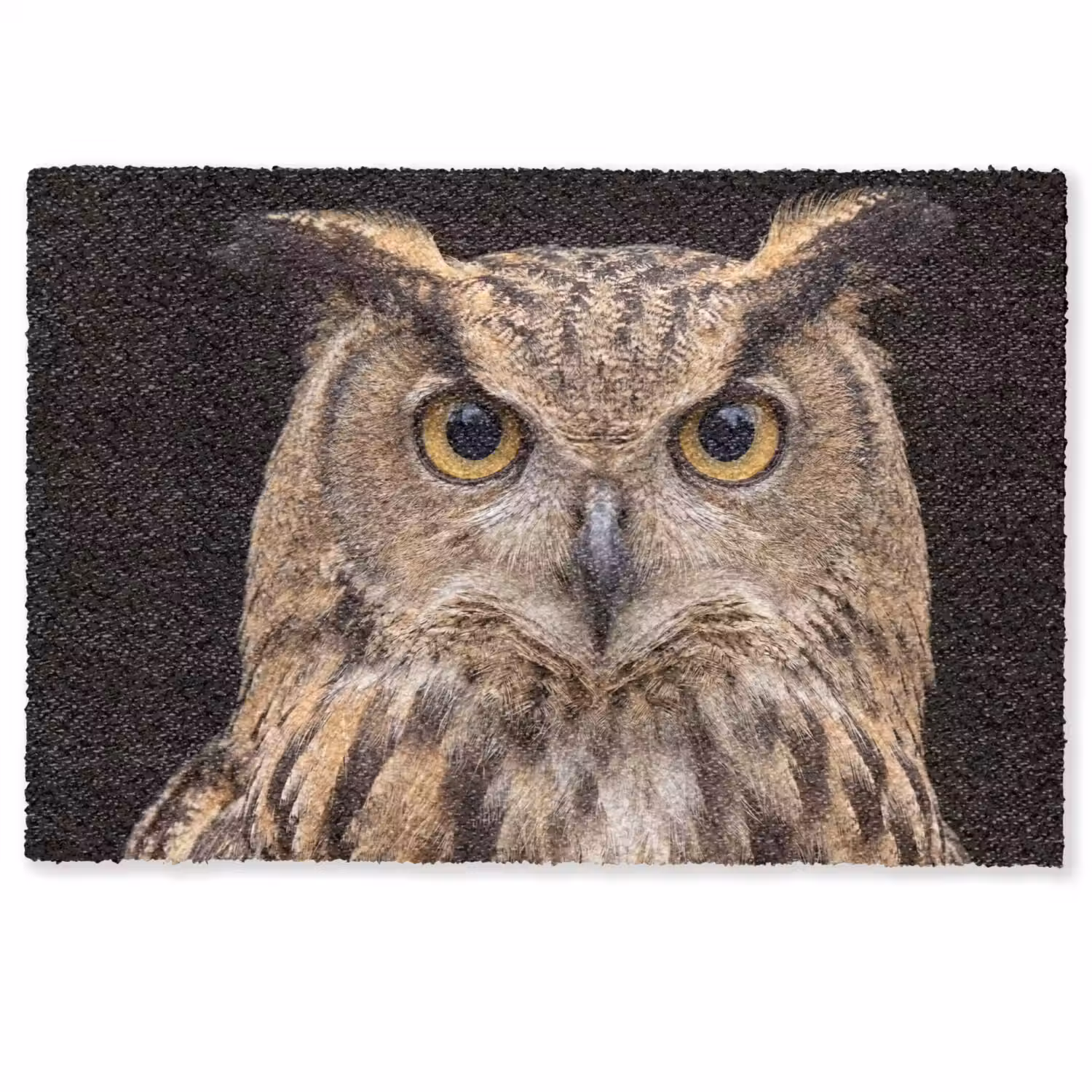 Oehoe - Uil - Portret - Bruin Deurmat klein -zkaufland3d