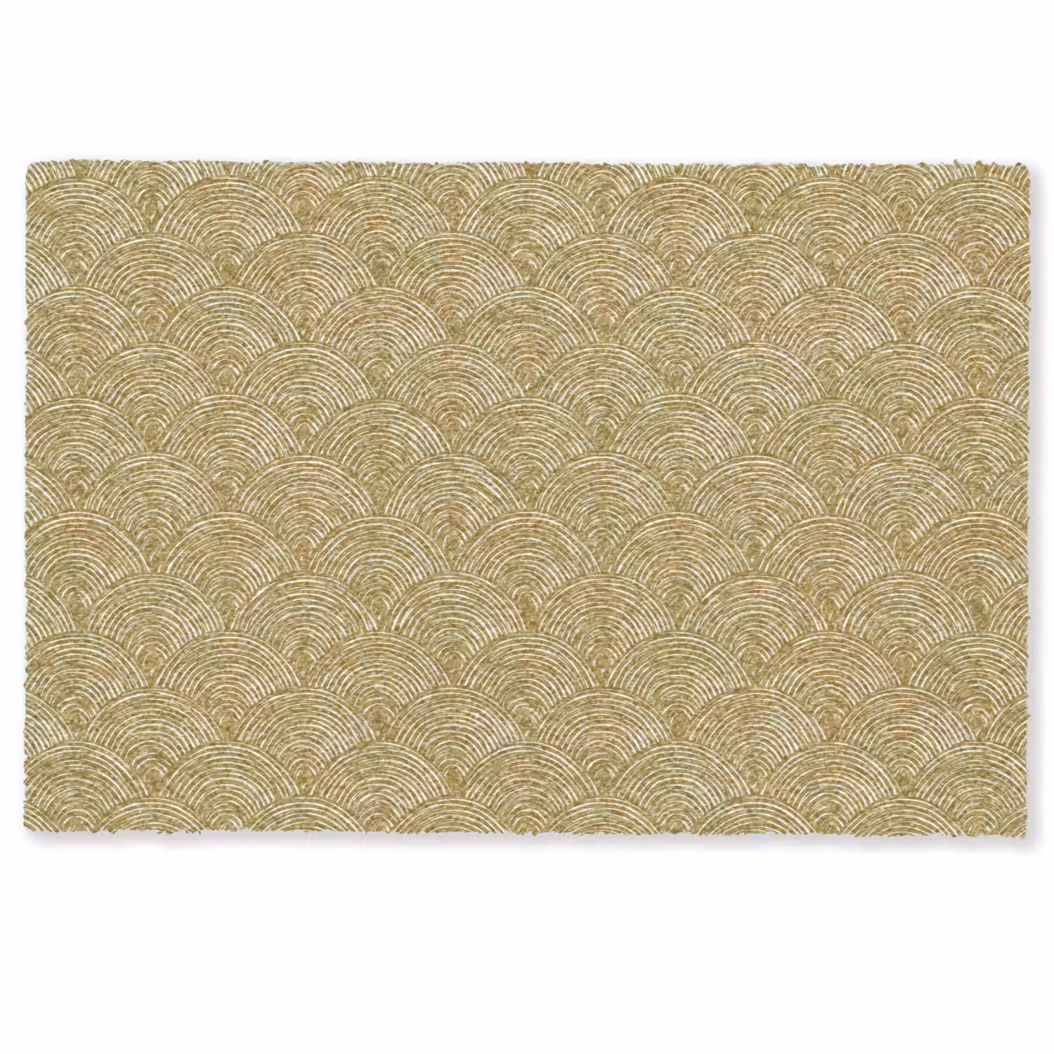Waaier - Geometrisch - Groen Deurmat klein 898 -zkaufland3d