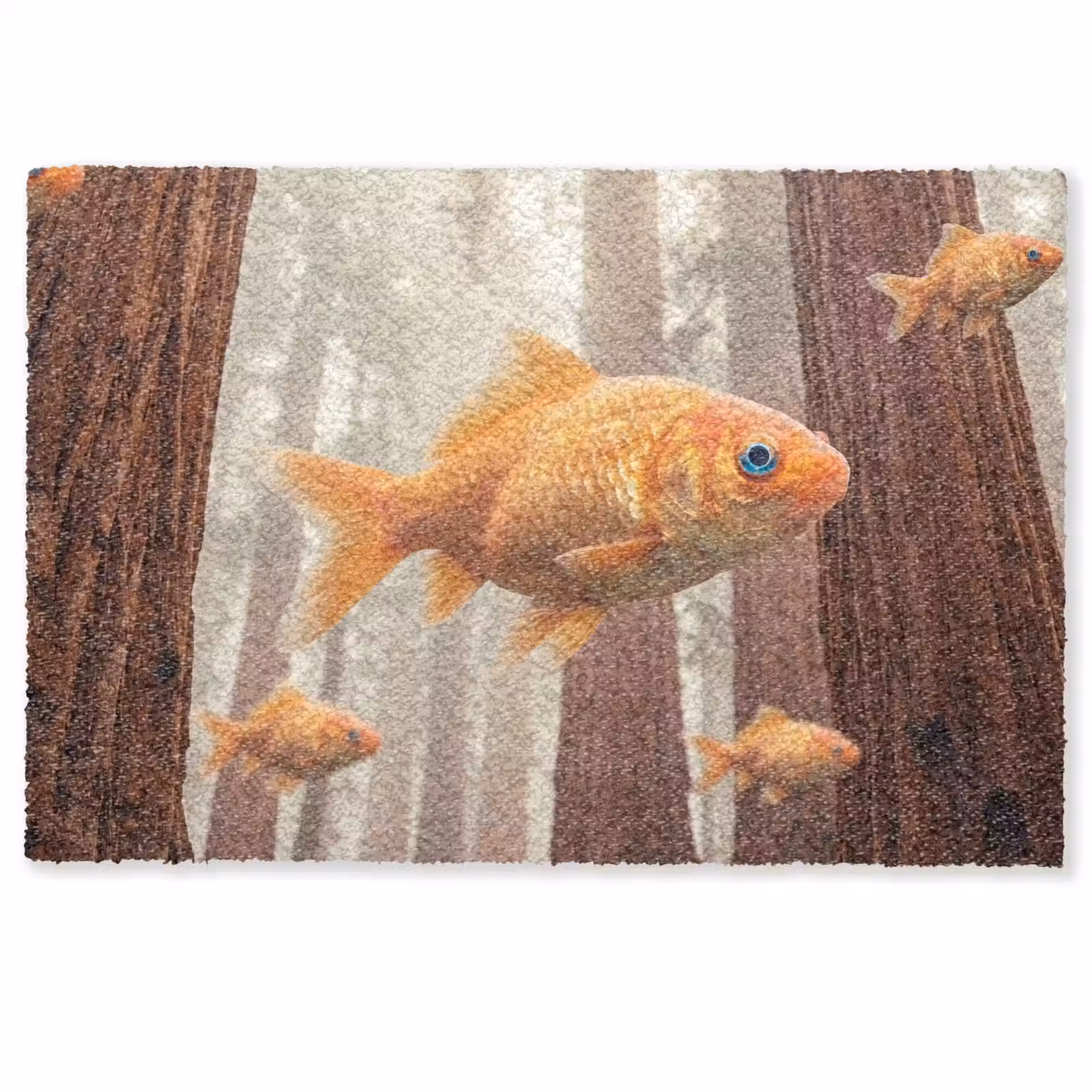Fußmatte - Fisch – Wald – Fantasie - Vis - Bos - Fantasie Deurmat klein