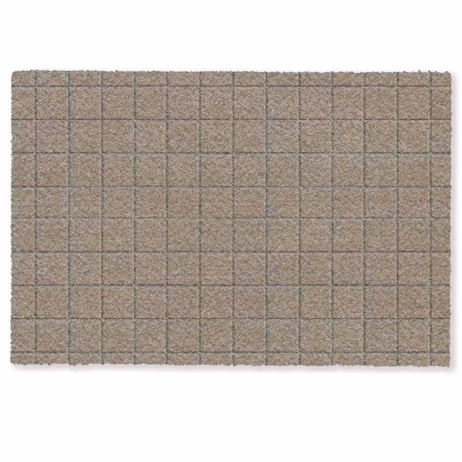 Tegel - Patroon - Taupe Deurmat klein 898 -zkaufland3d