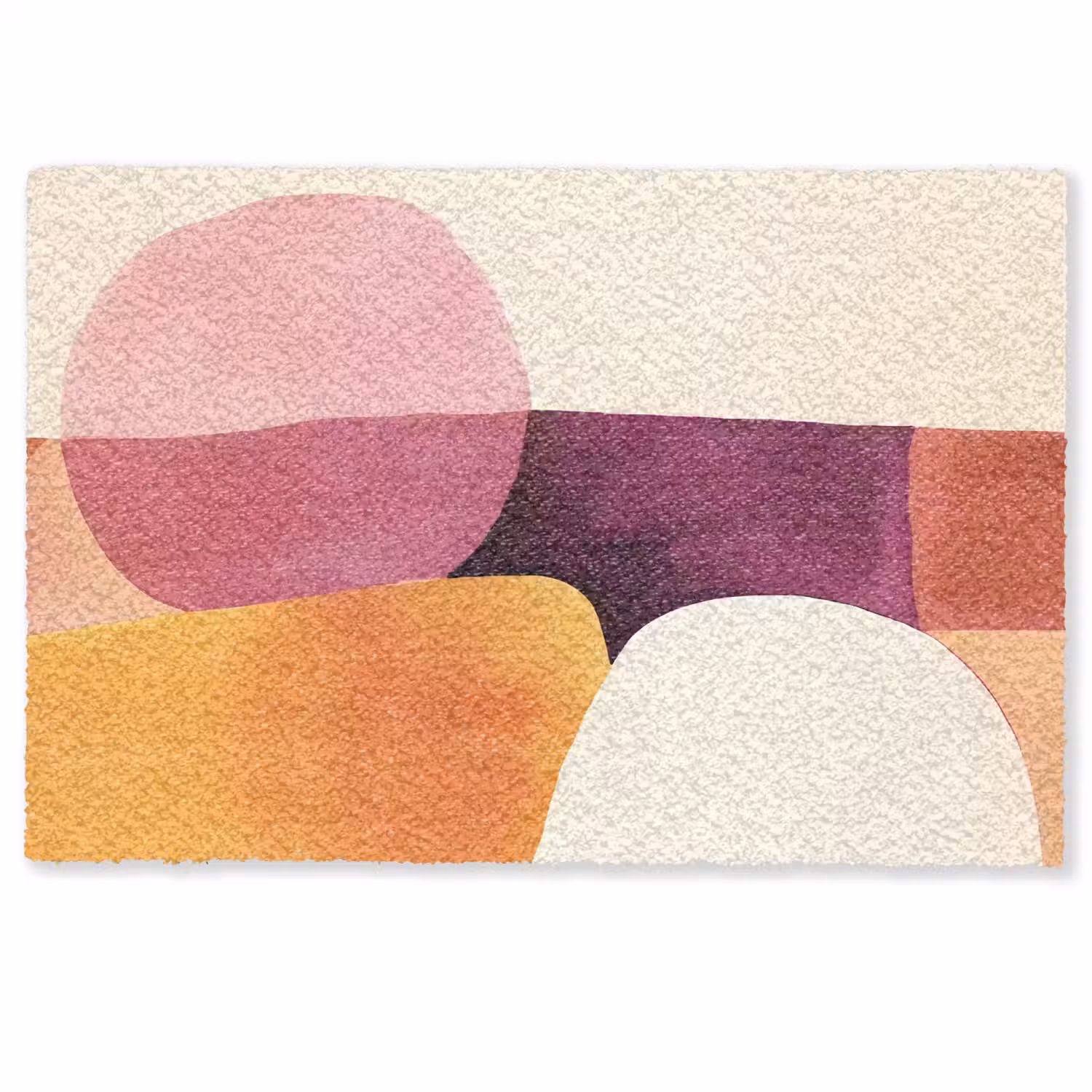 Vormen - Abstract - Kleurrijk Deurmat klein -zkaufland3d