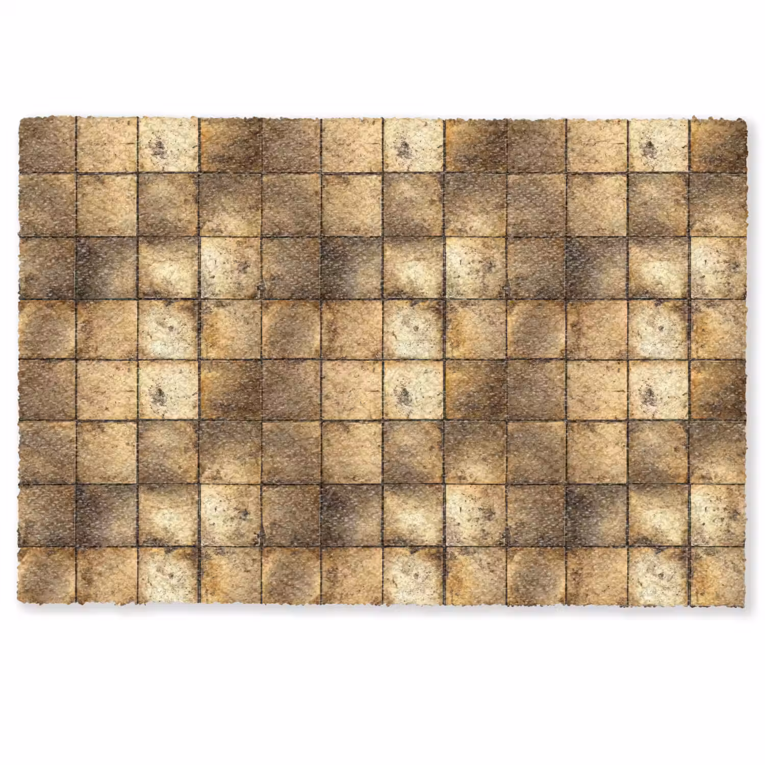 Geometrisch - Tegels - Goud Deurmat klein 898 -zkaufland3d