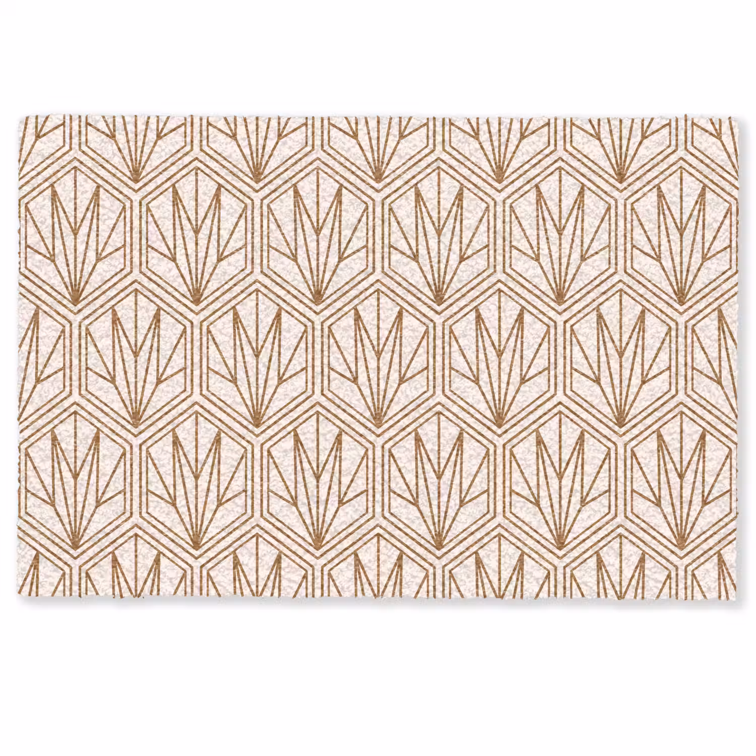 Geometrisch - Patroon - Beige Deurmat klein 898 -zkaufland3d
