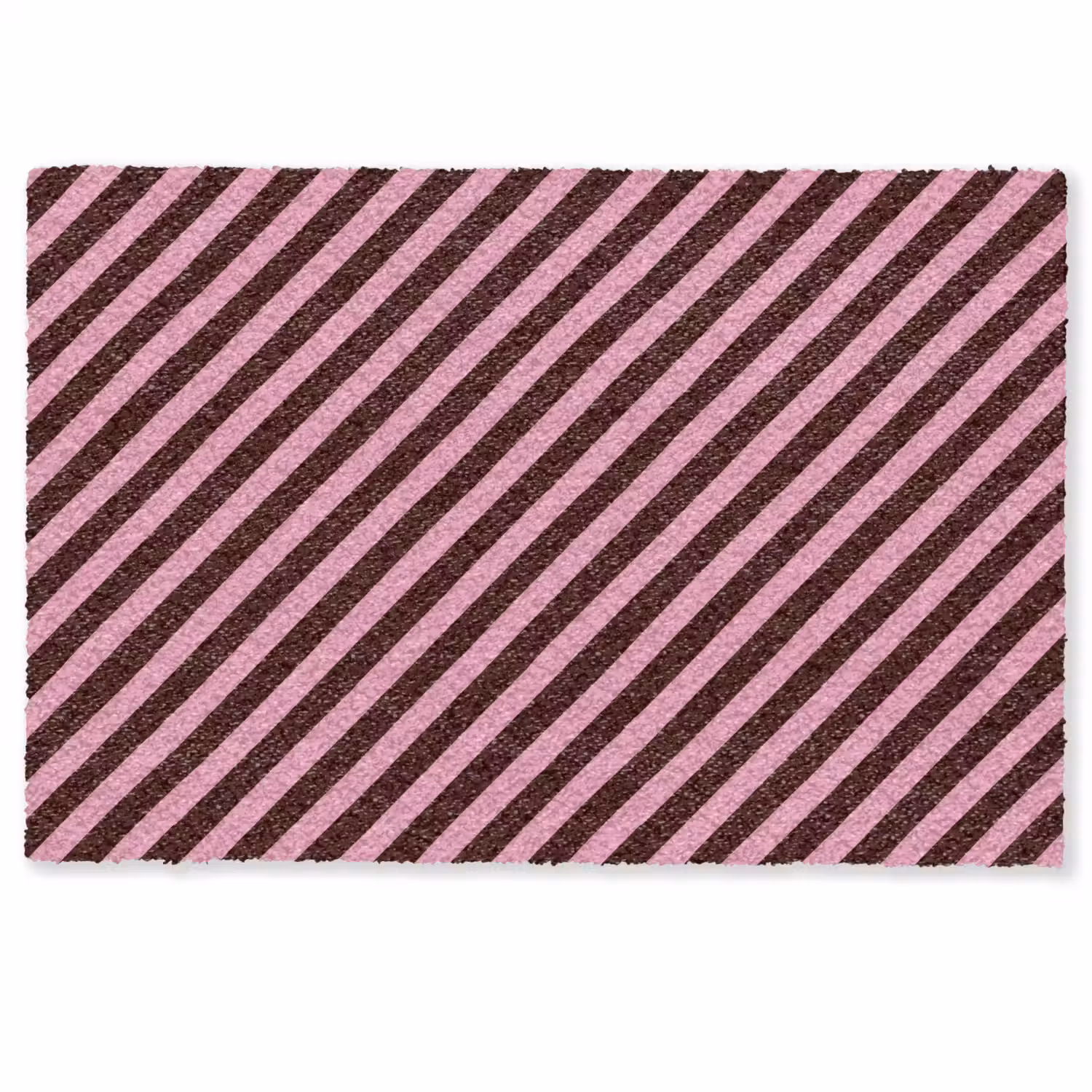 Strepen - Roze - Bruin Deurmat klein 898 -zkaufland3d