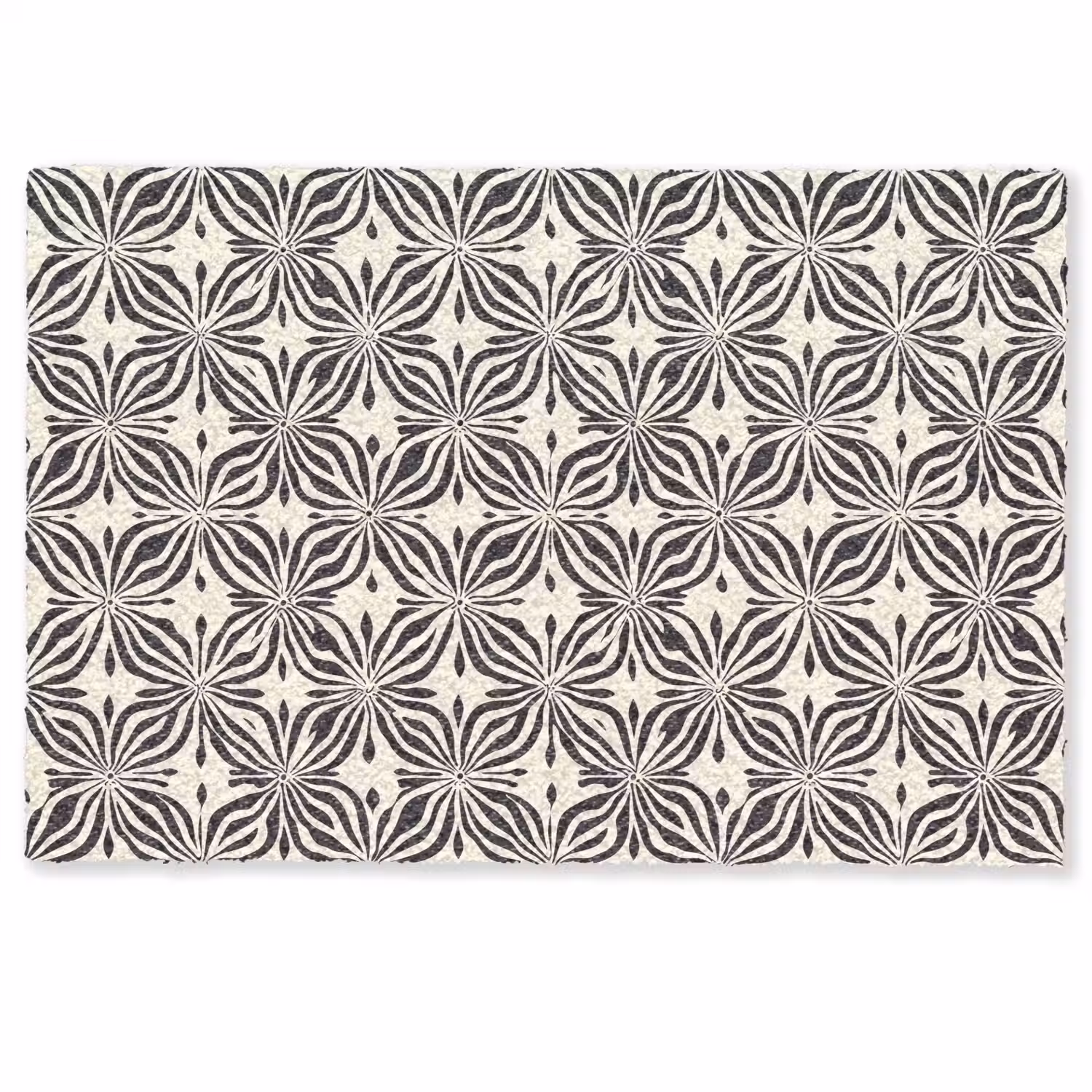 Grafisch - Patroon - Zwart Deurmat klein 898 -zkaufland3d