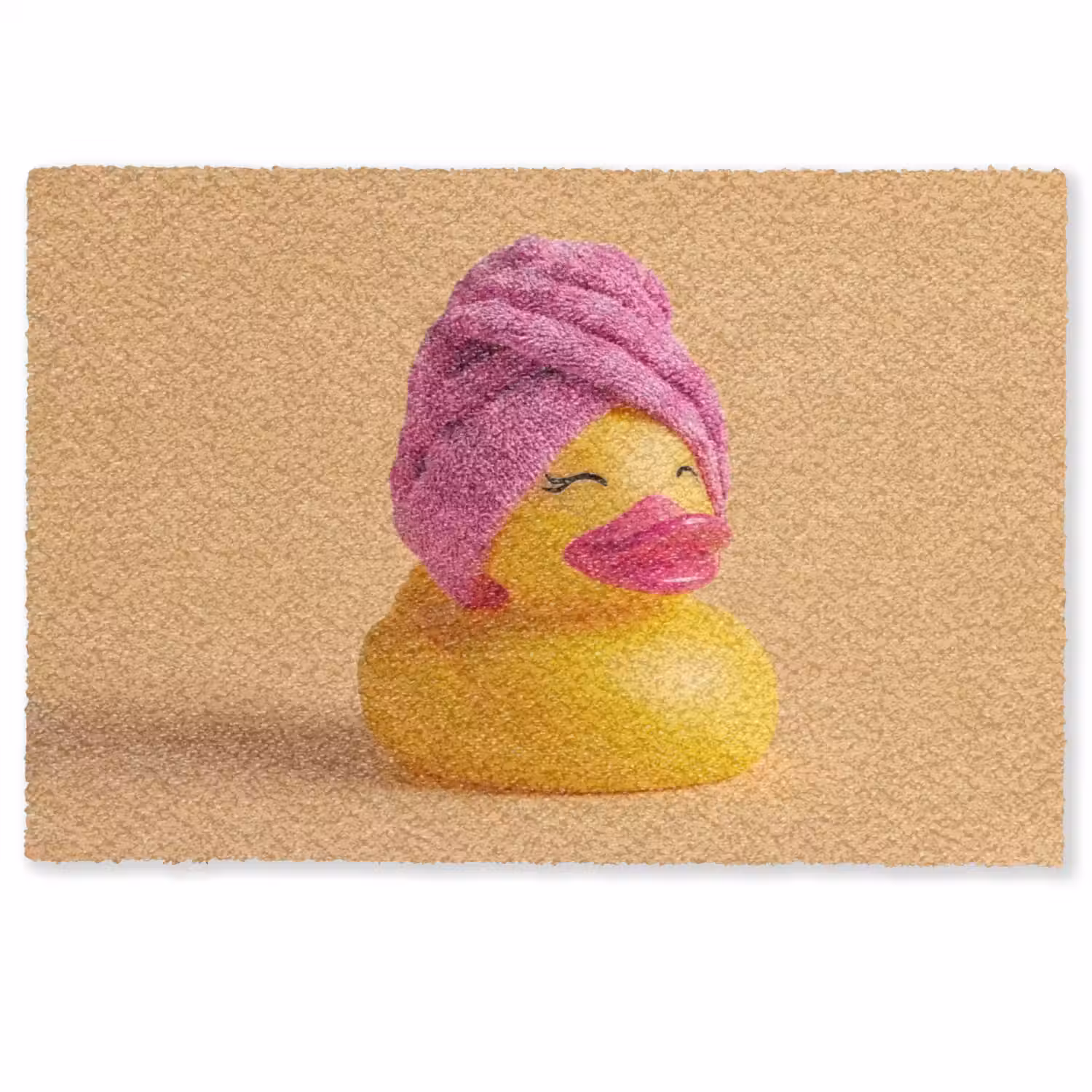 Badeend - Handdoek - Kleurrijk Deurmat klein -zkaufland3d