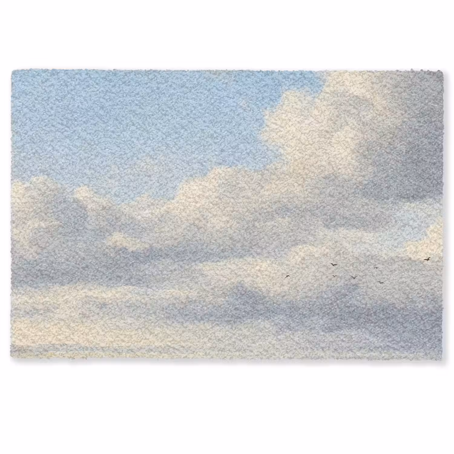 Lucht - Wolken - Natuur - Klassiek - Blauw Deurmat klein -zkaufland3d