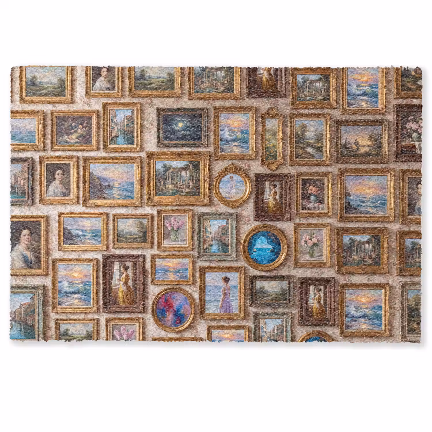Interieur - Kunst - Collectie - Klassiek - Goud Deurmat klein -zkaufland3d