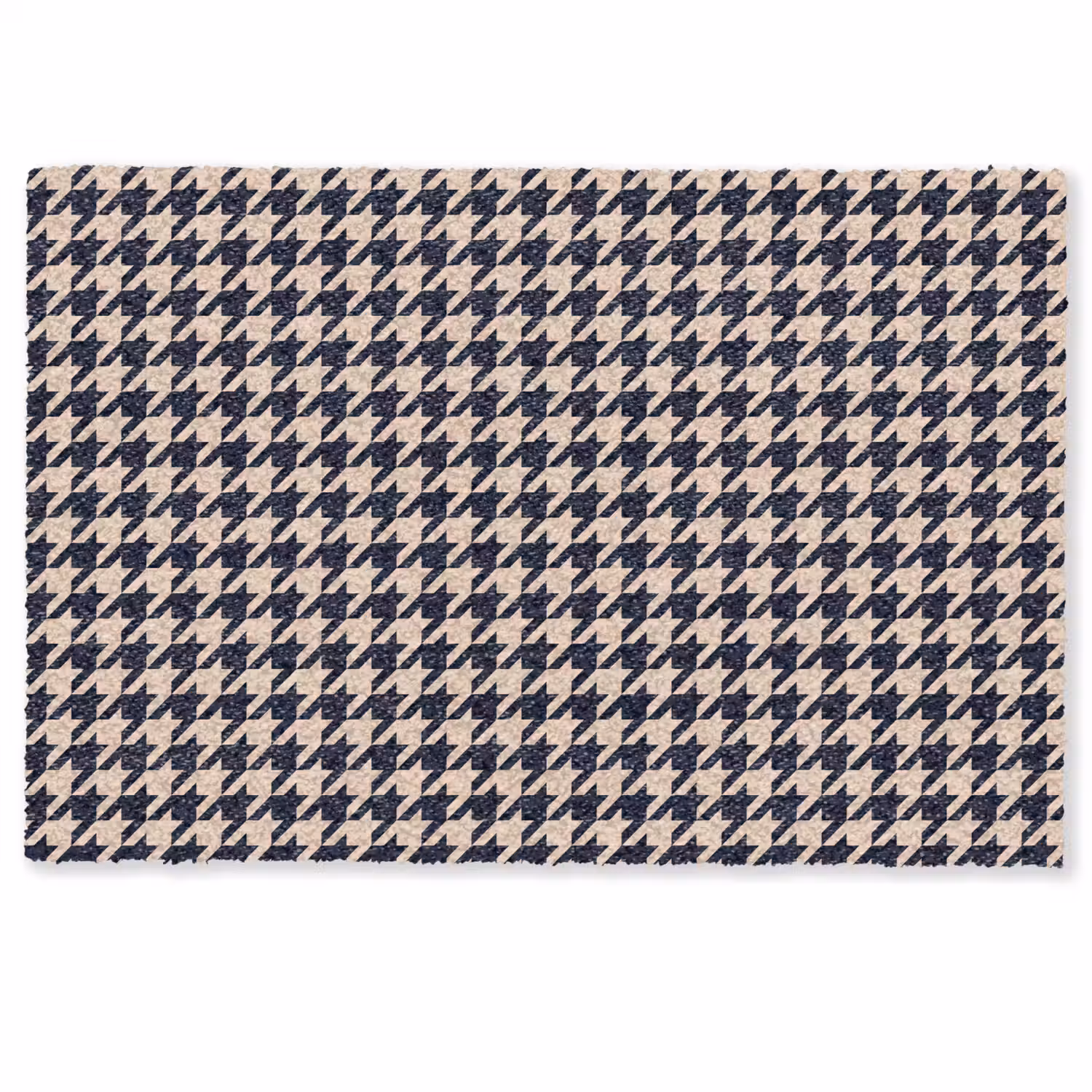 Plaid - Patroon - Ruit - Donkerblauw Deurmat klein 898 -zkaufland3d
