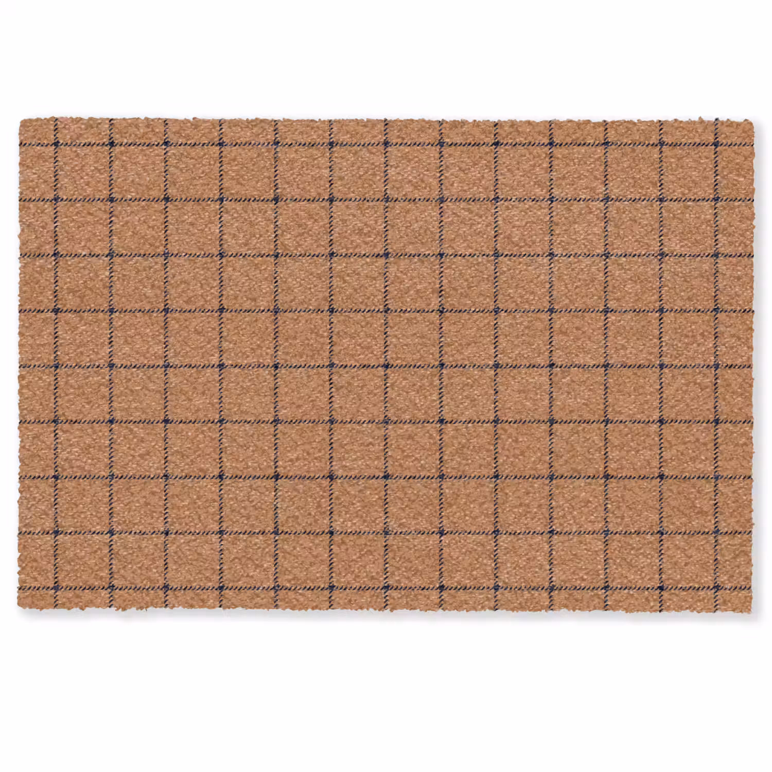 Plaid - Patroon - Vierkant - Bruin Deurmat klein 898 -zkaufland3d